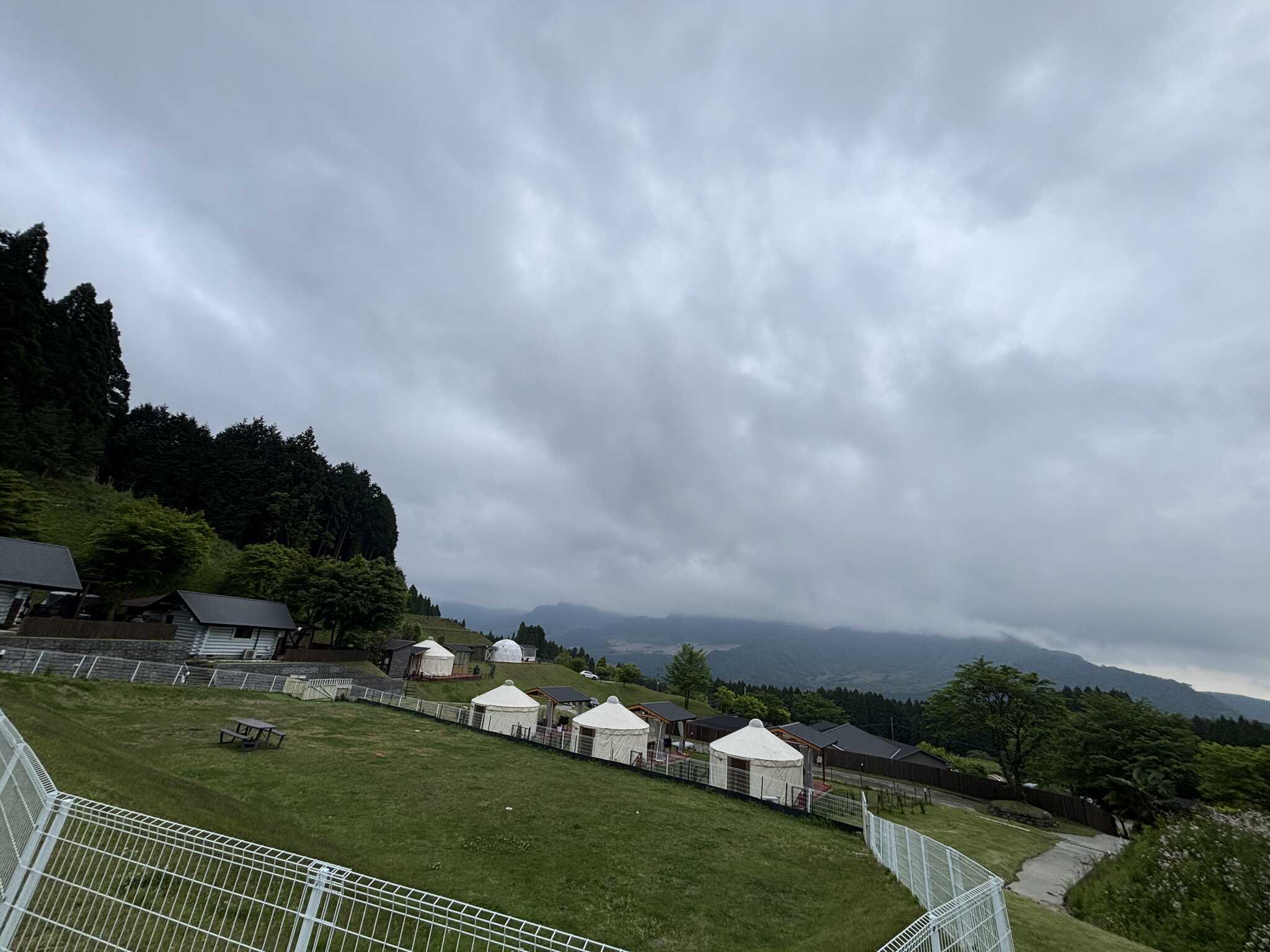 キャンプ場からの景色