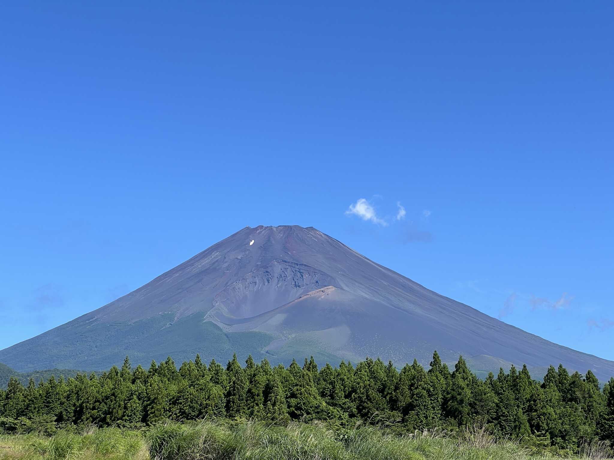 目の前の富士山