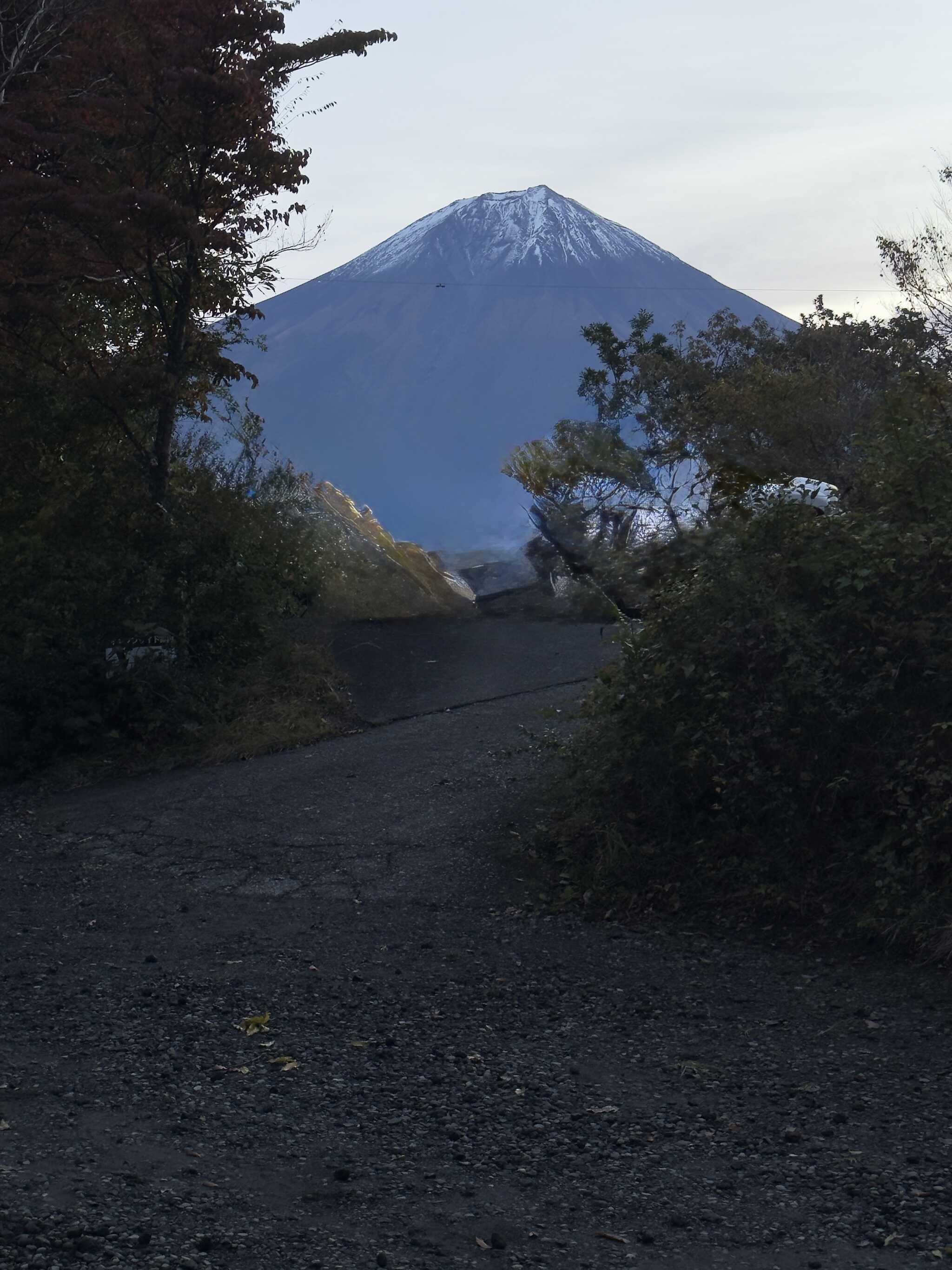 天気が良ければ富士山が見えます