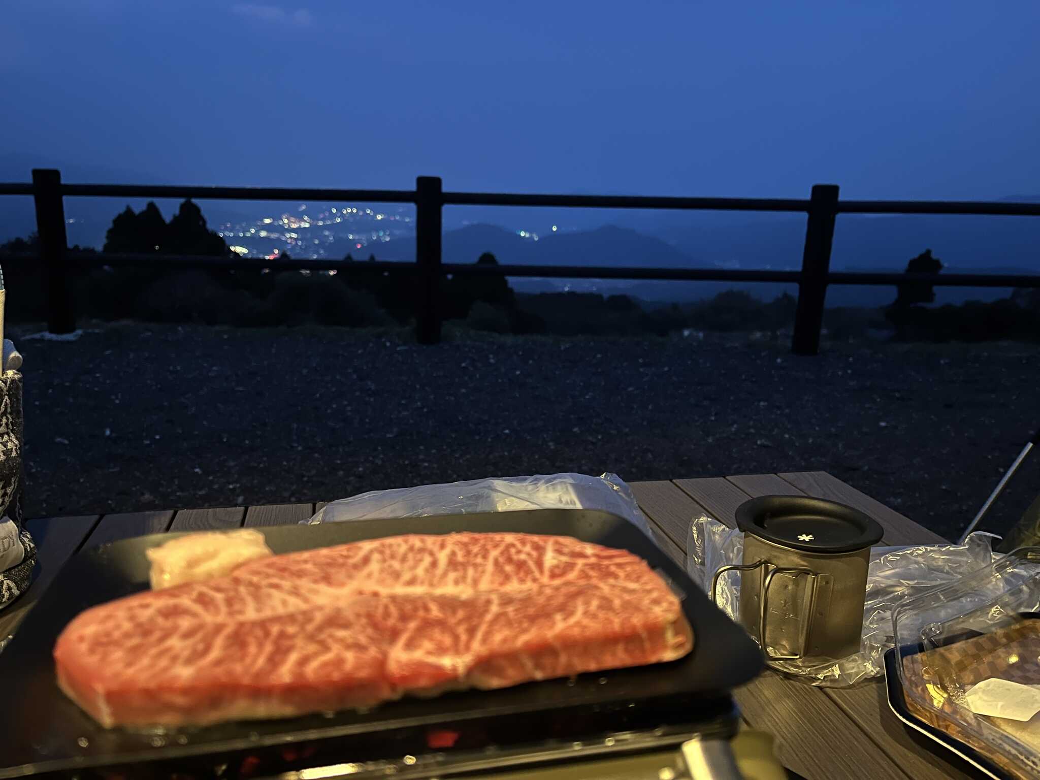佐賀牛と夜景