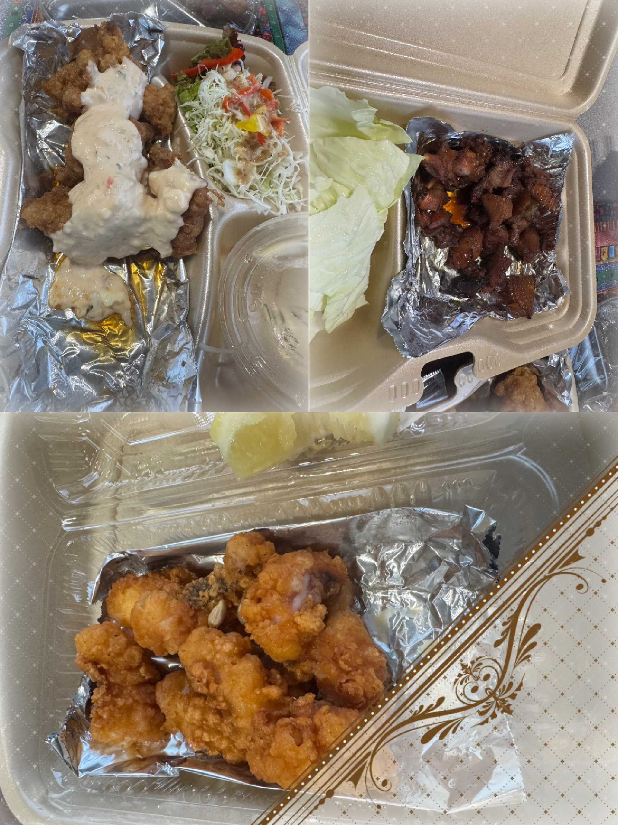 居酒屋からテイクアウトしたお料理