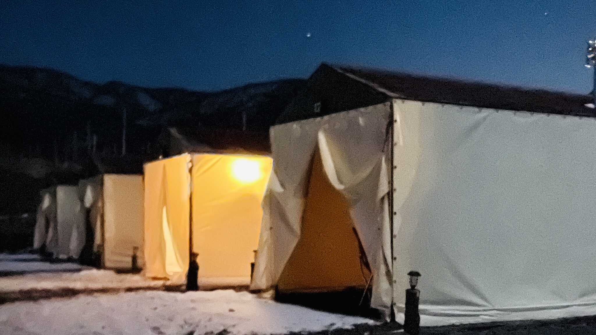 當天一家獨享寧靜的露營地