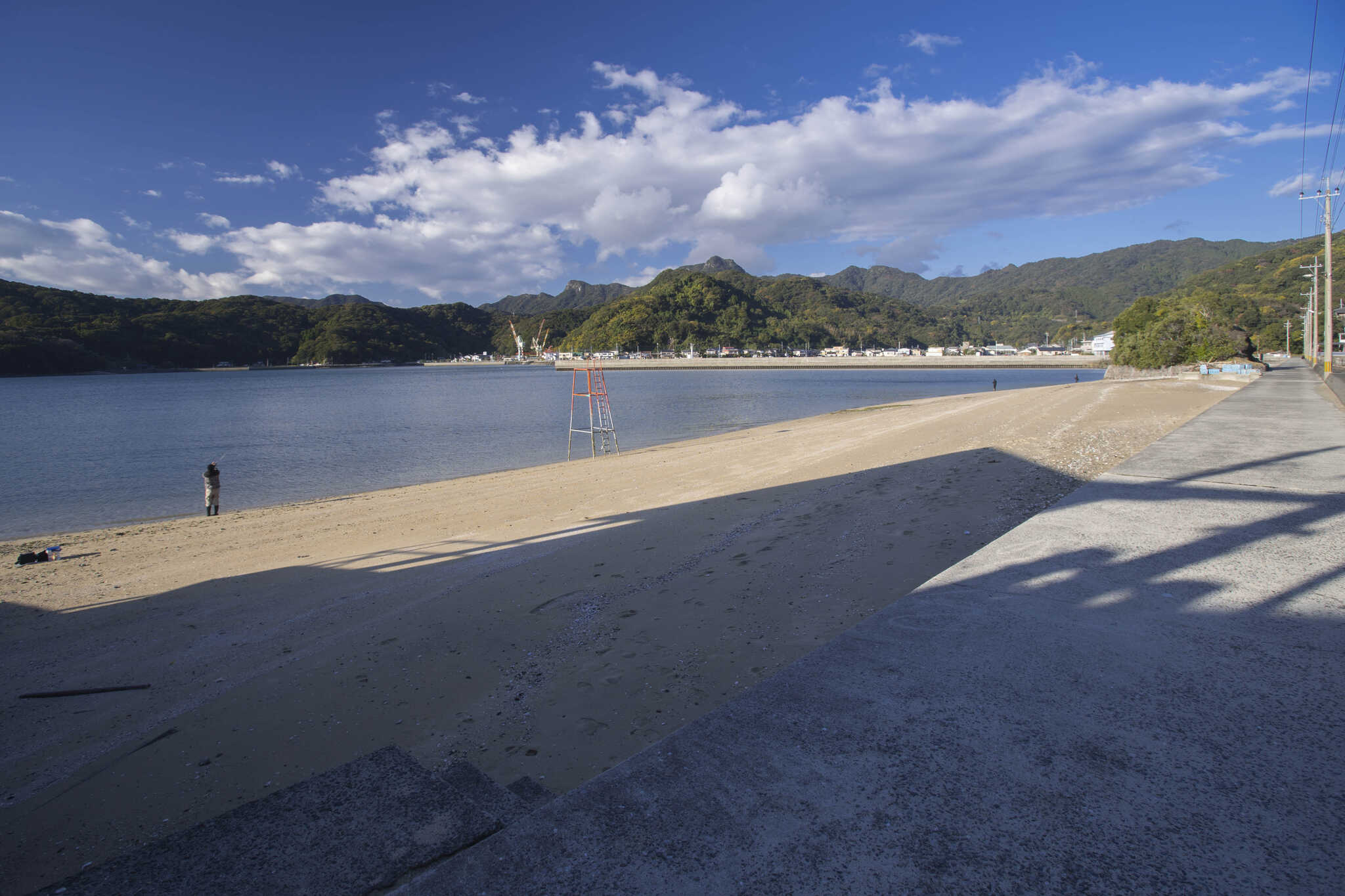 小島公園キャンプ場沿いキス釣りと天草観海アルプス