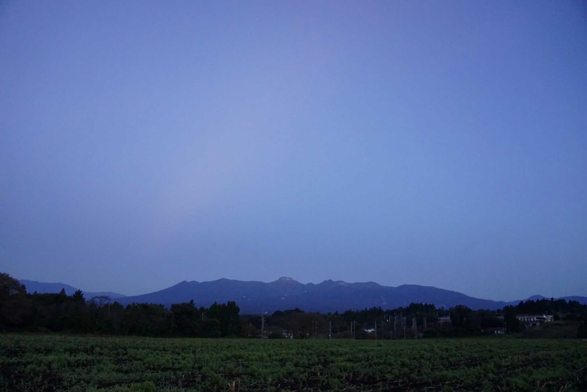 少し行くと那須連山が見渡せる
