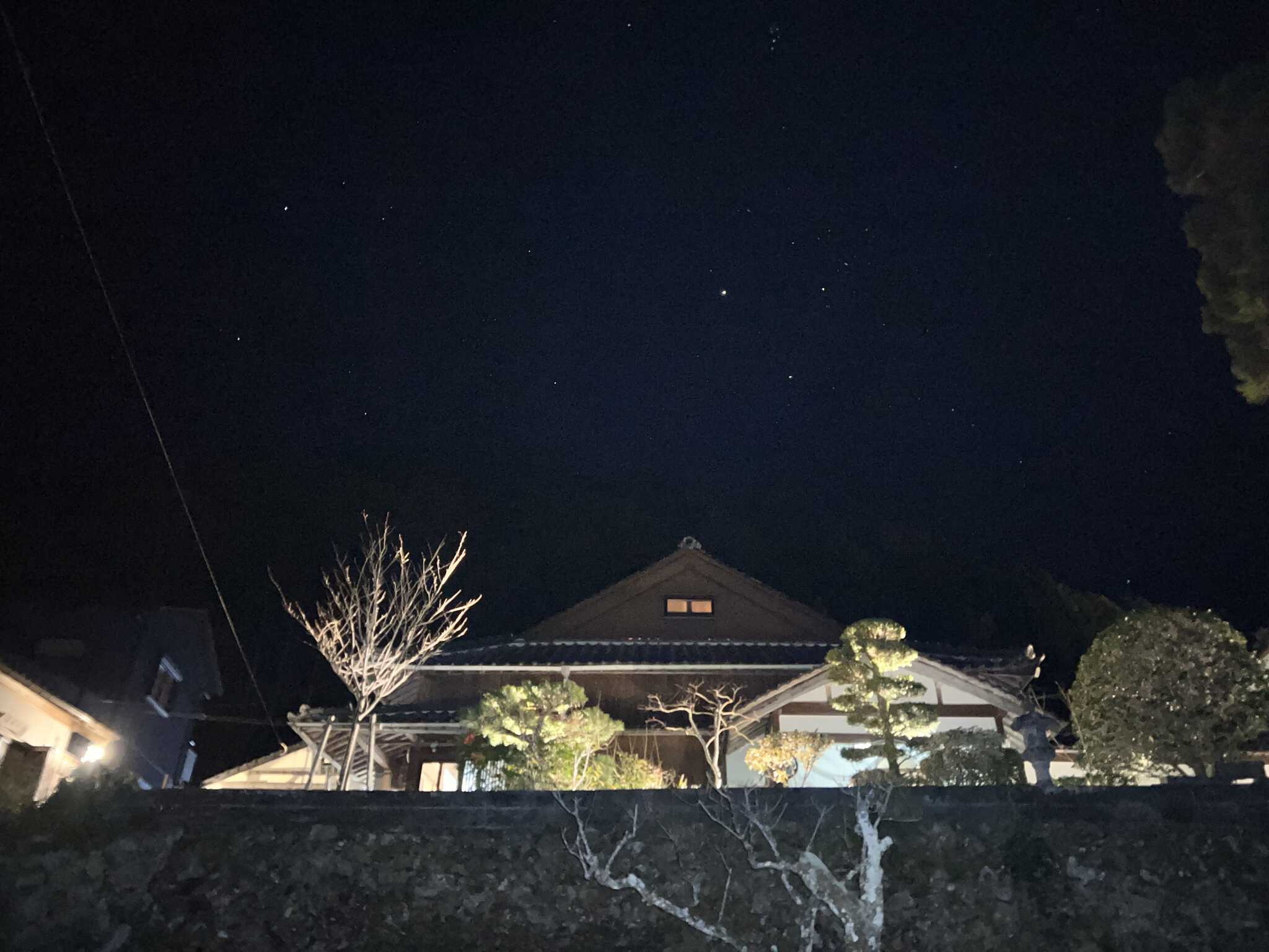 RVから見たお寺