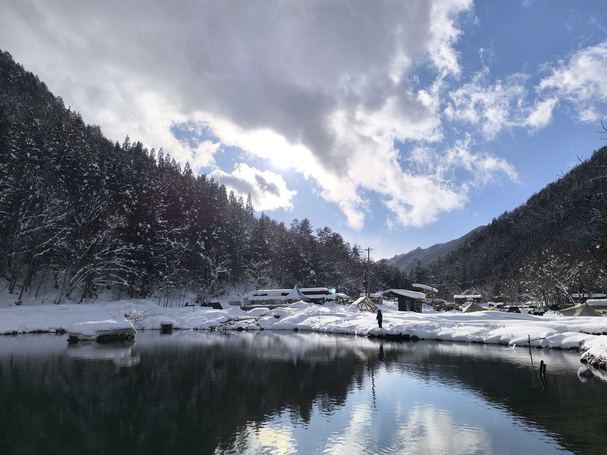 釣り場から