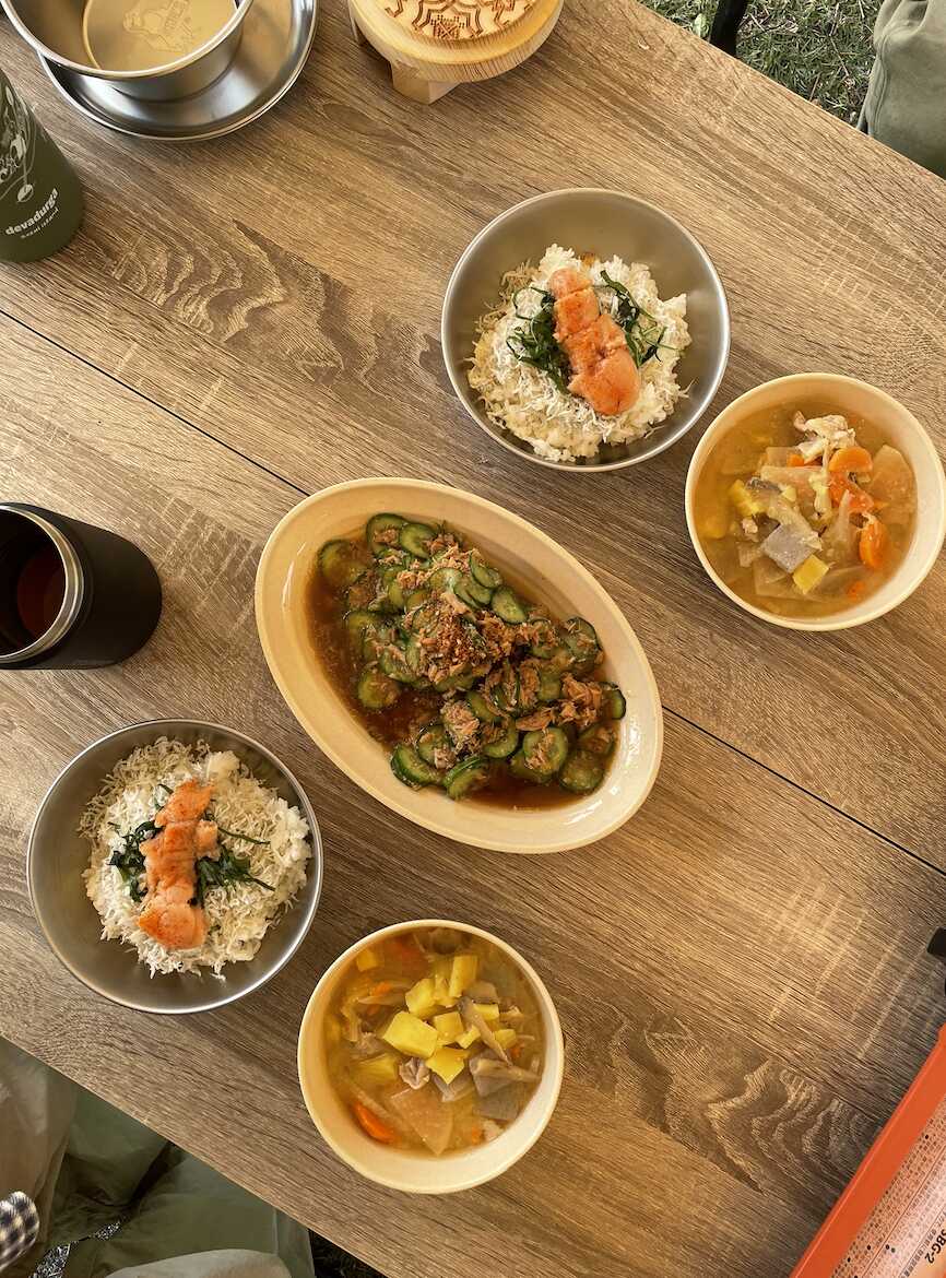 キャンプ飯