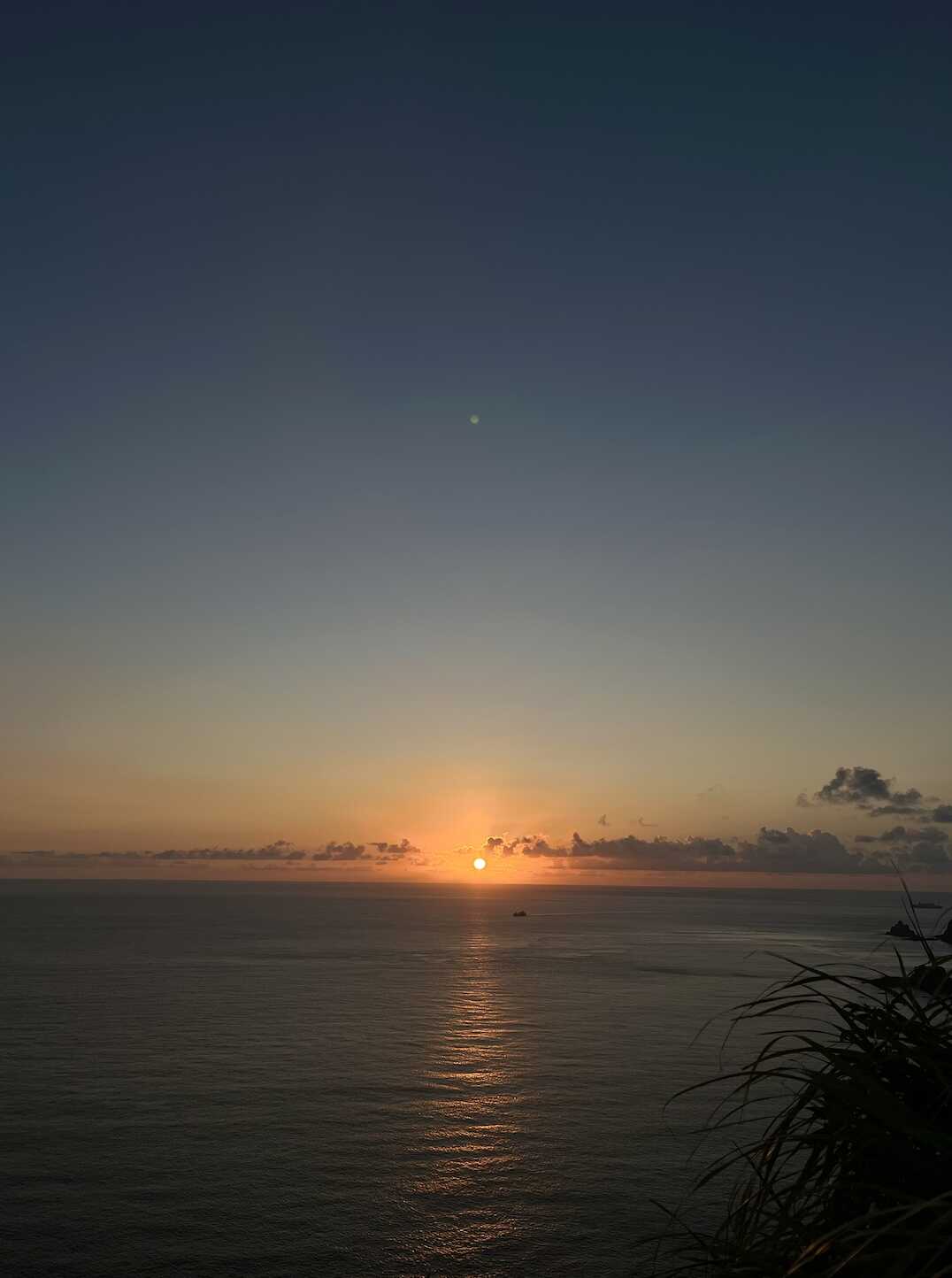観測所からの夕日の眺め2