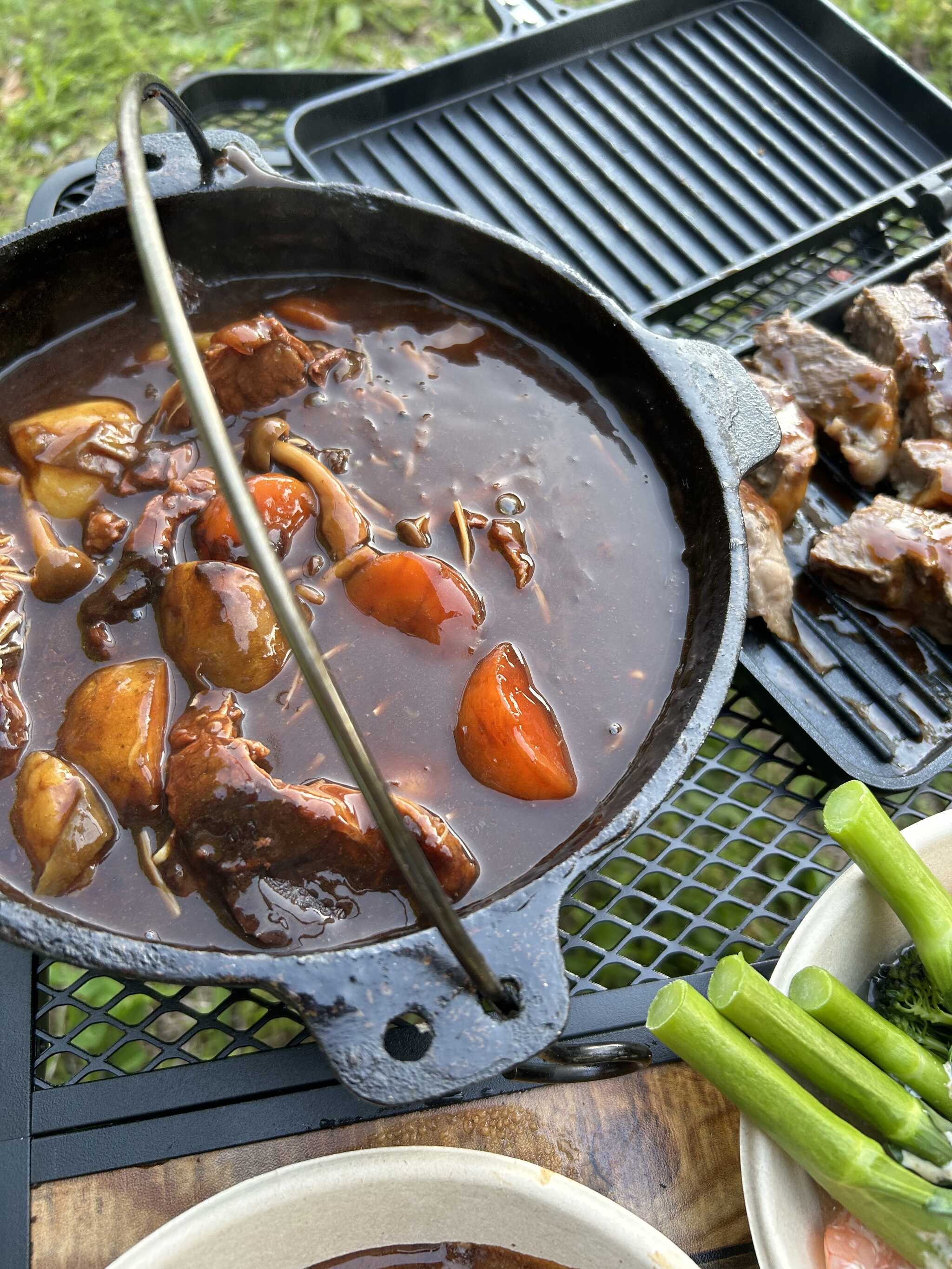夕食時