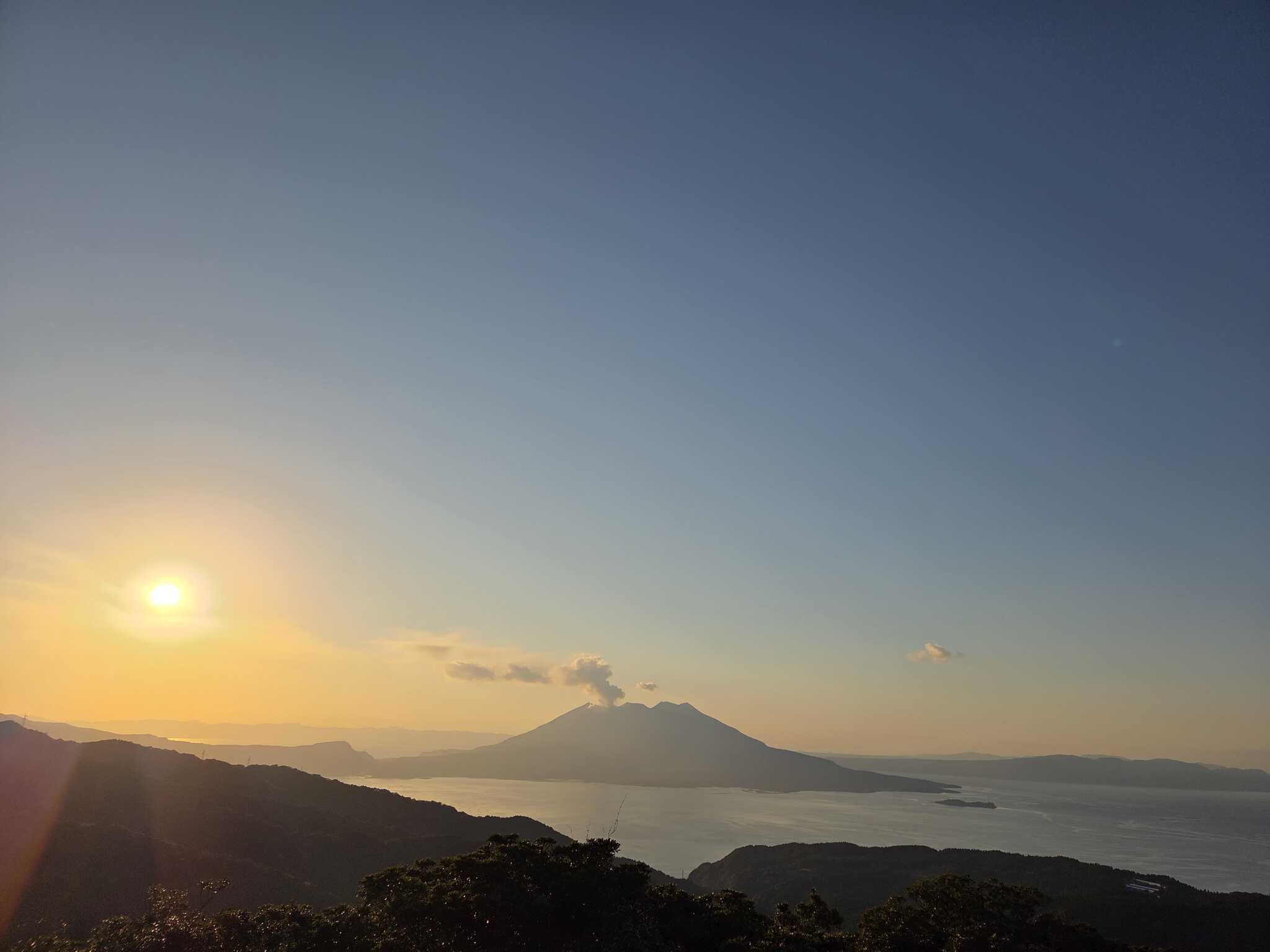 桜島ビュー