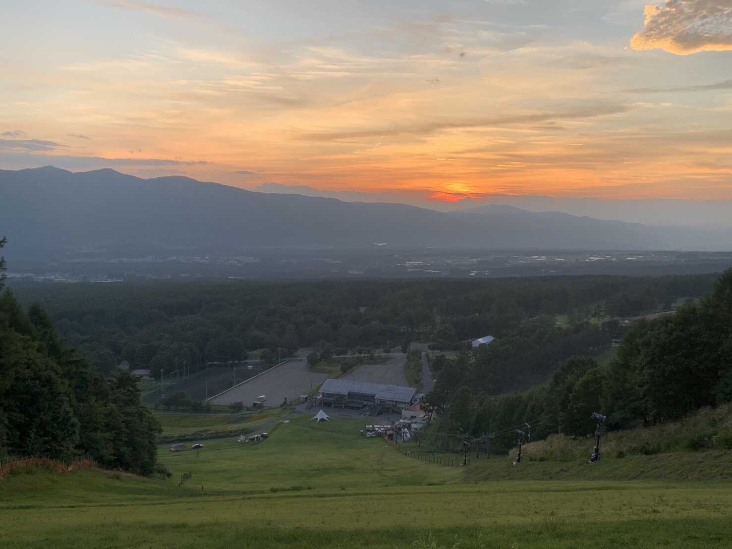 夕日