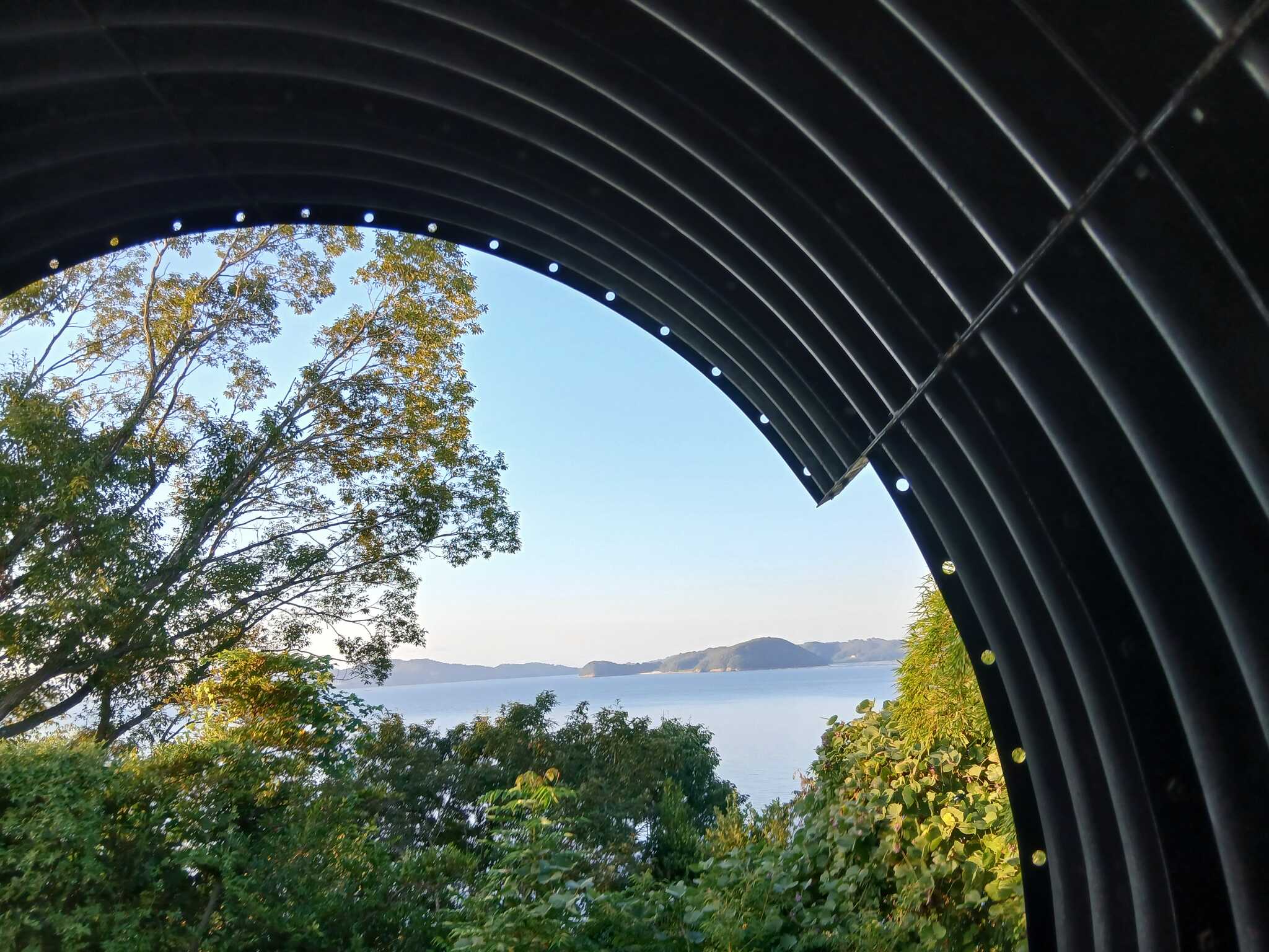 トンネルサイトからの景色