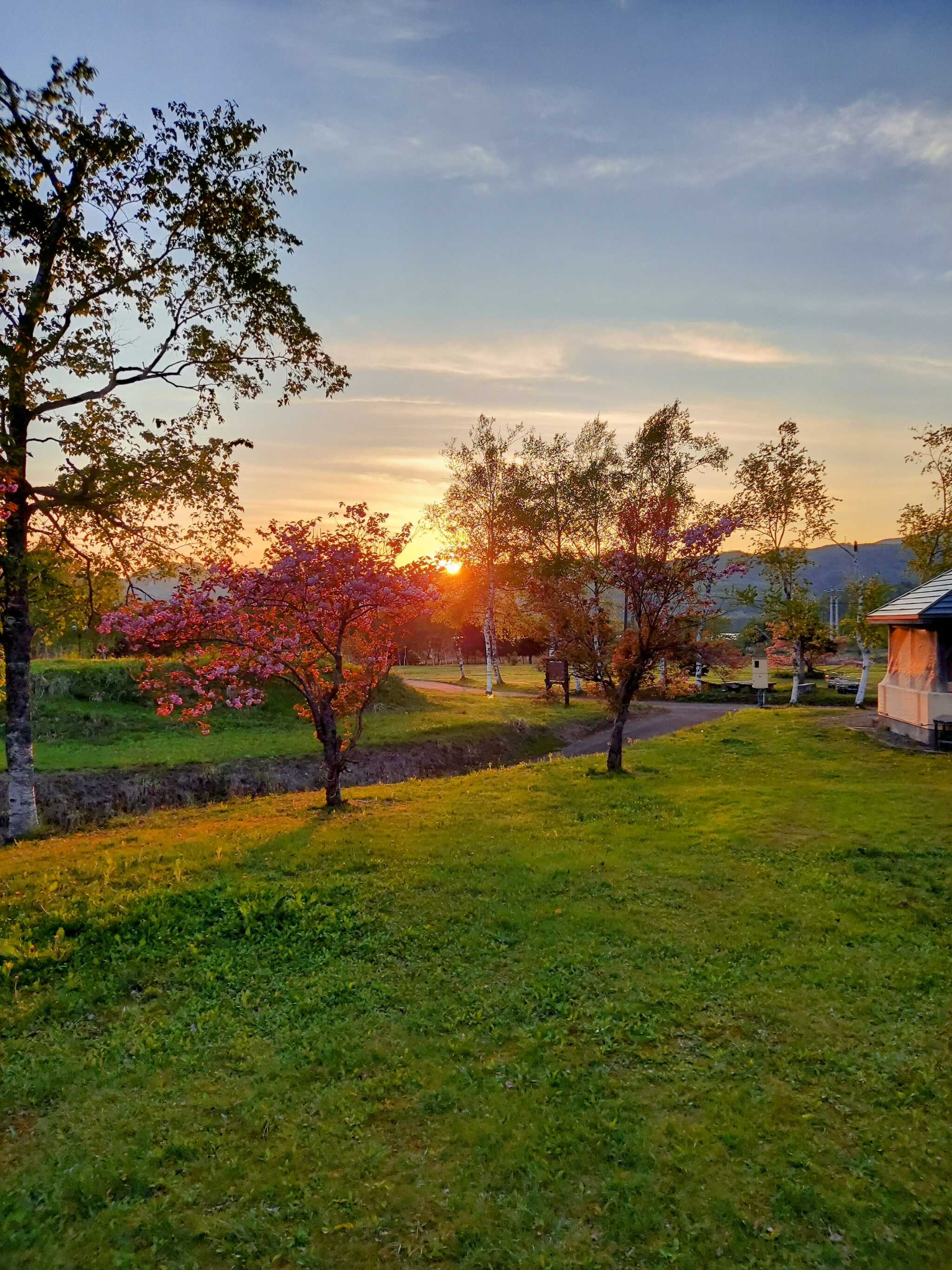 サイトからの夕日