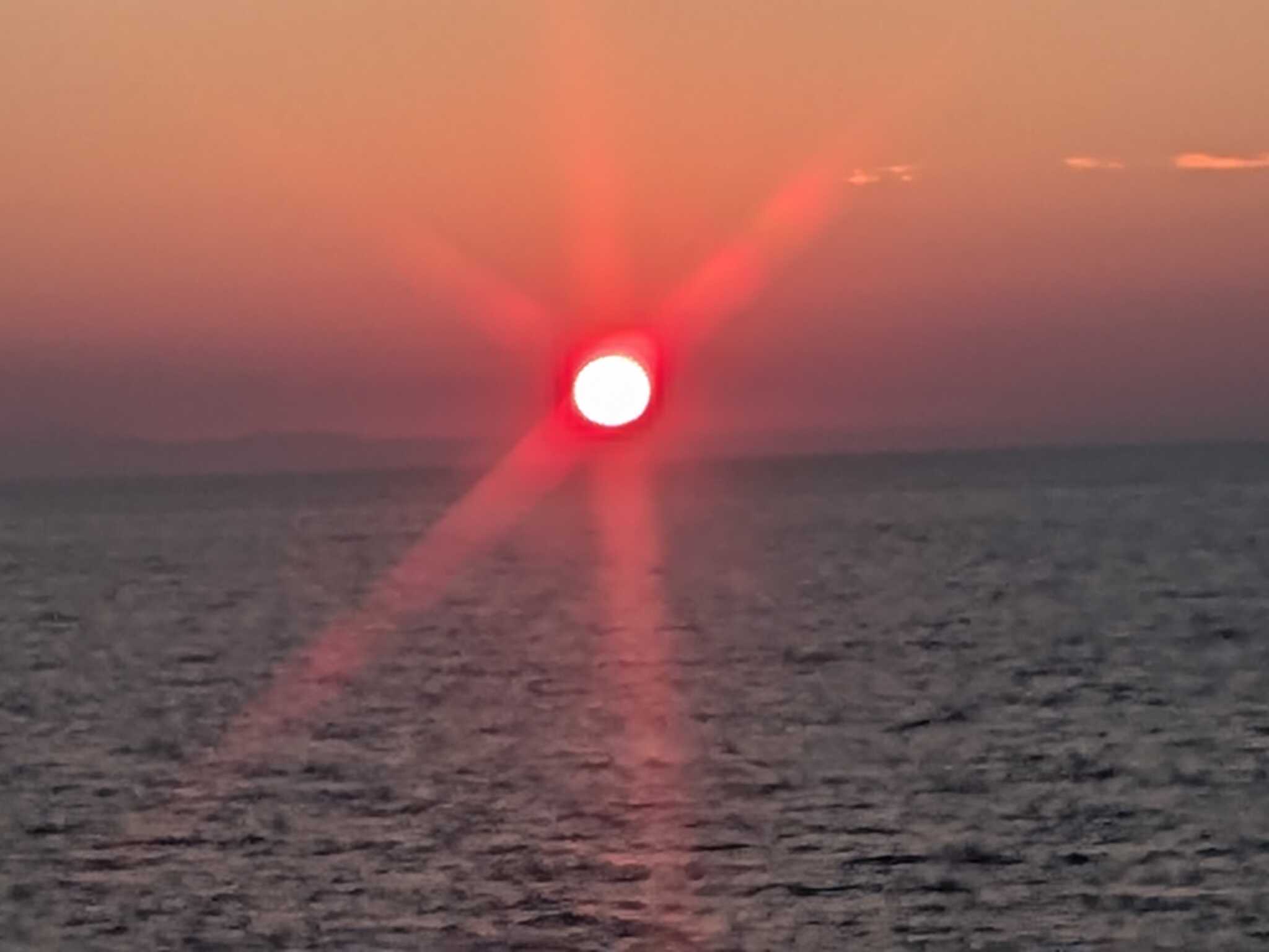 夕日が見られるのはここのキャンプ場で最高な所
