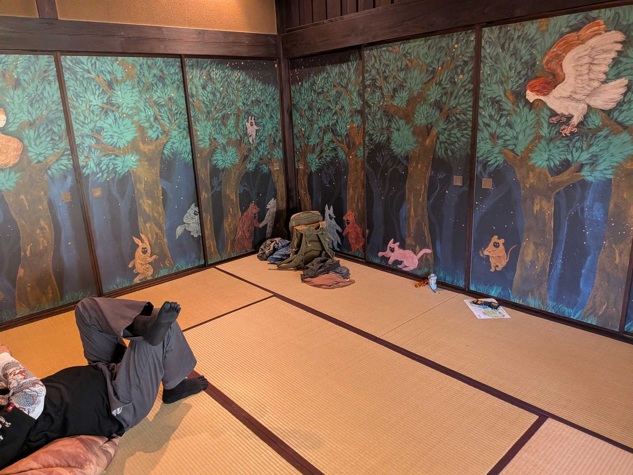 不思議な襖の畳部屋