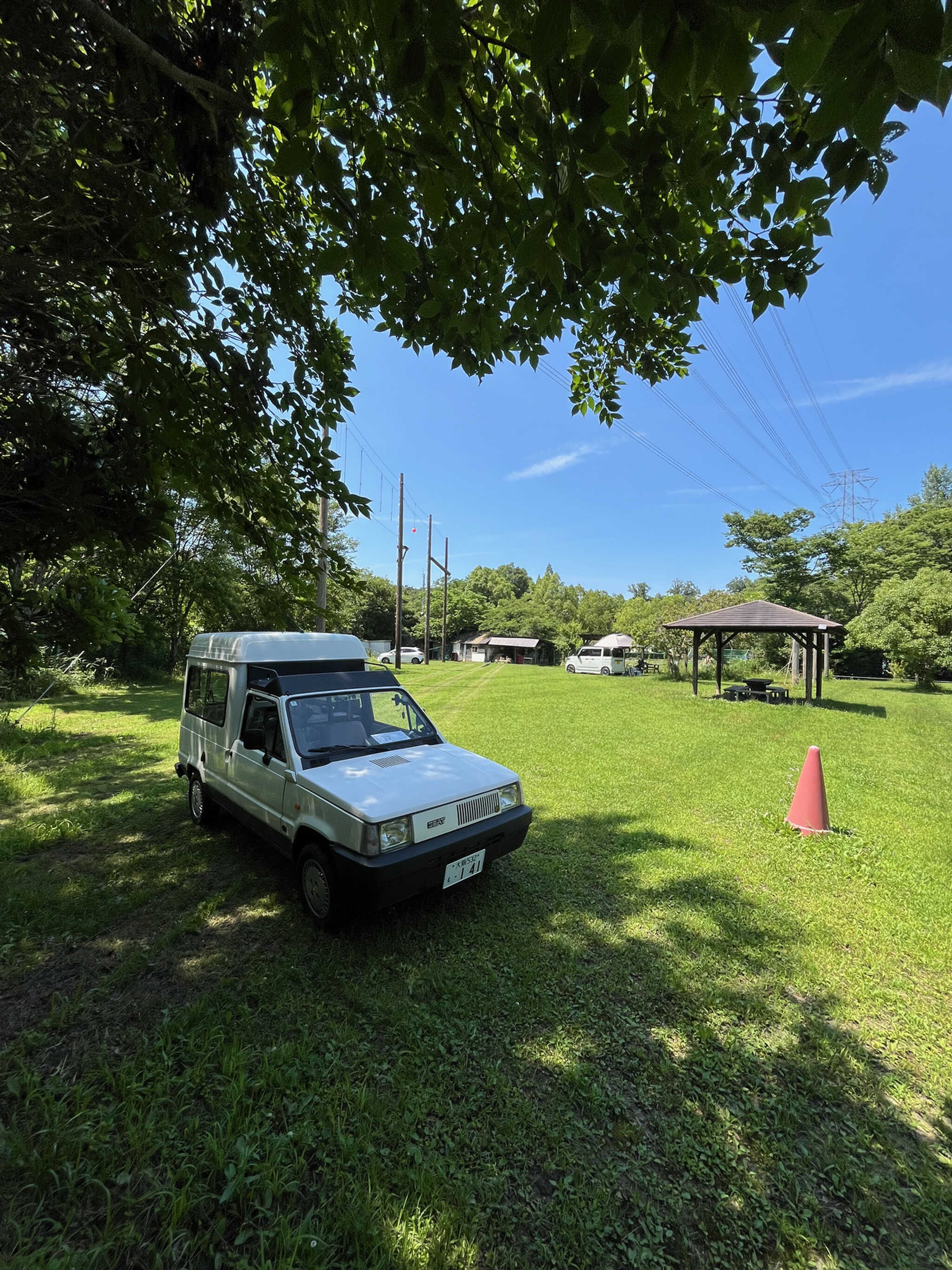 15番サイトからオートサイトと全景
