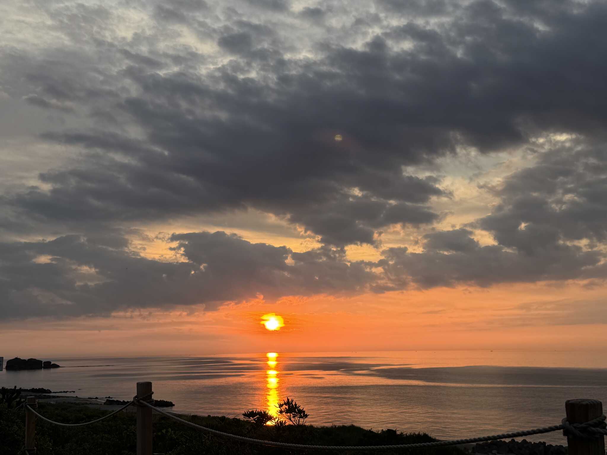 サイトからの夕日
