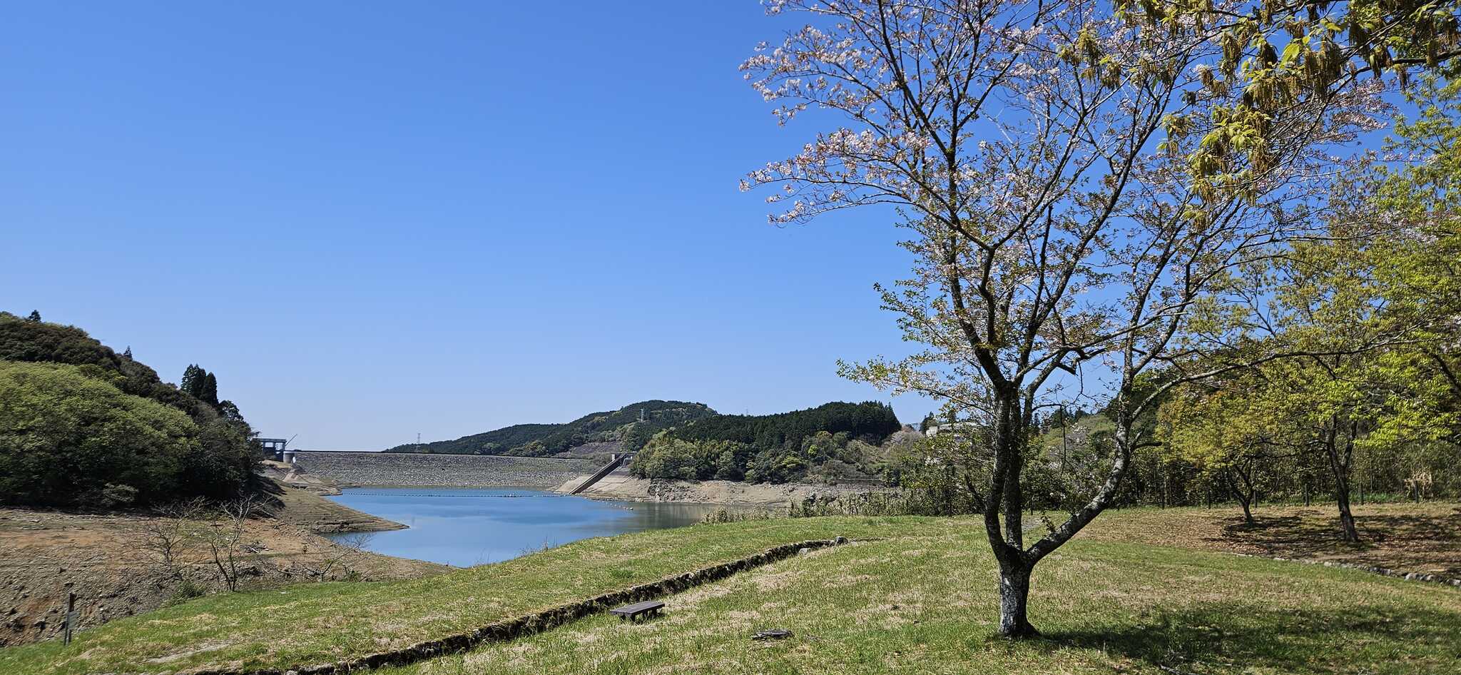 Nearby man make lake