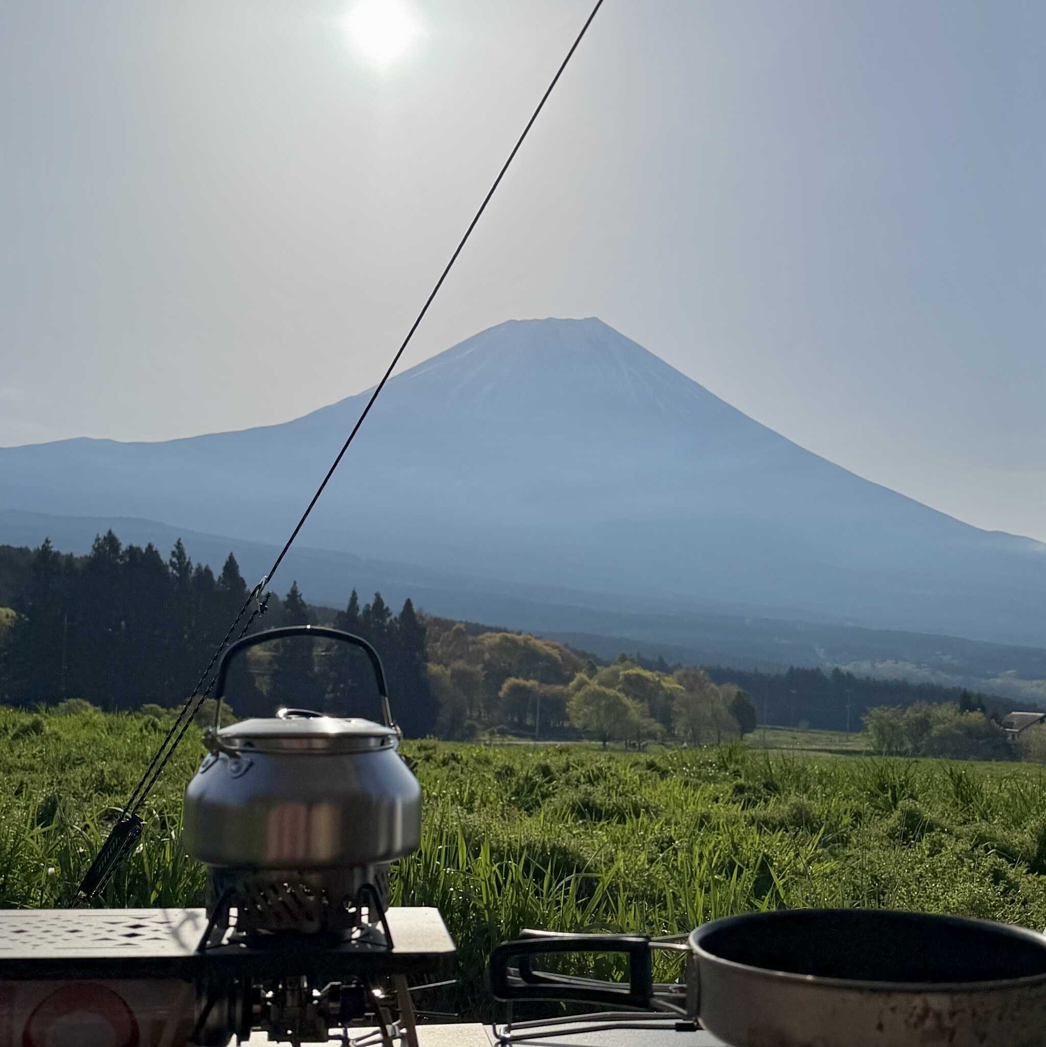 朝の富士山