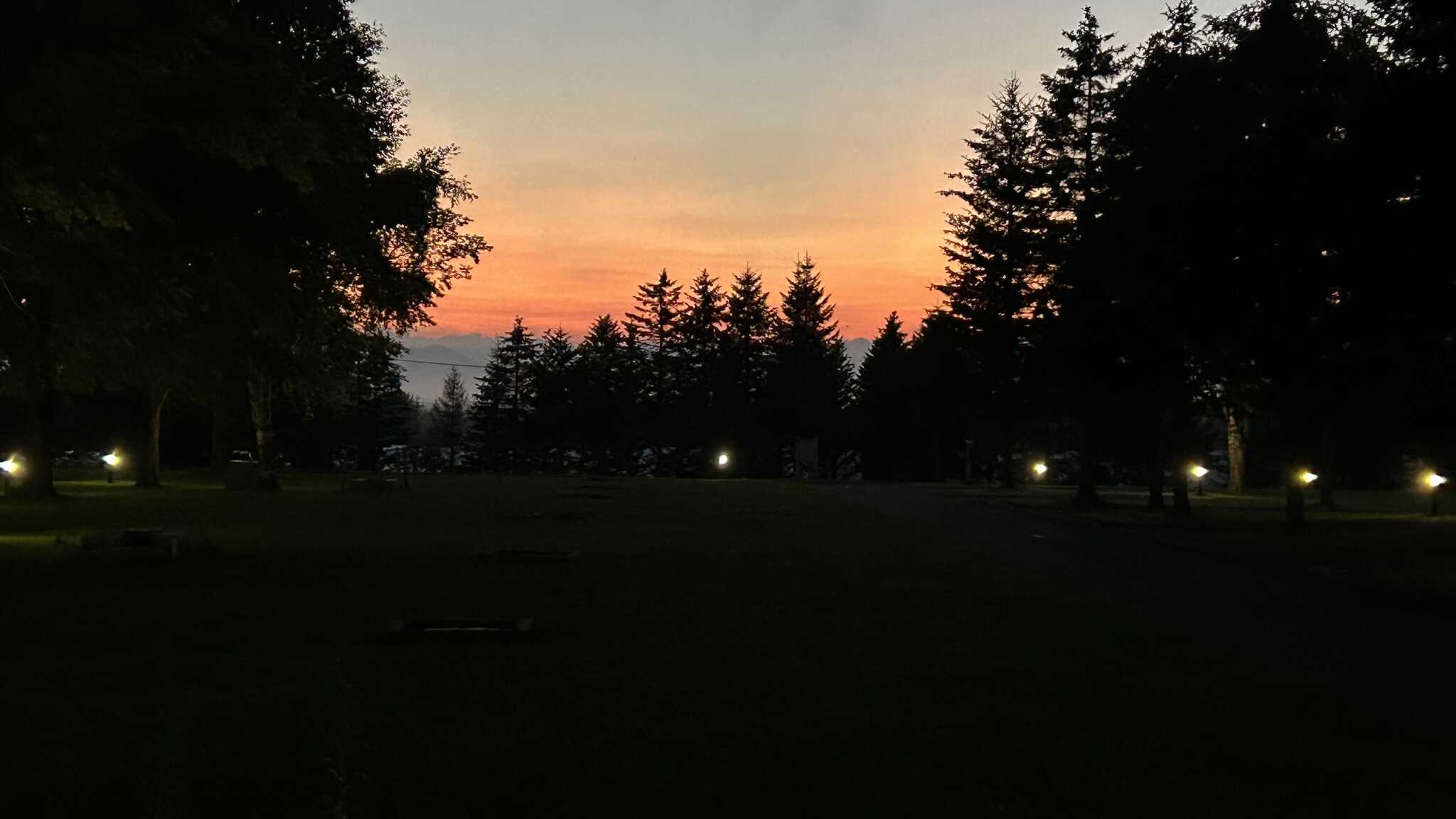 夕日が綺麗でした