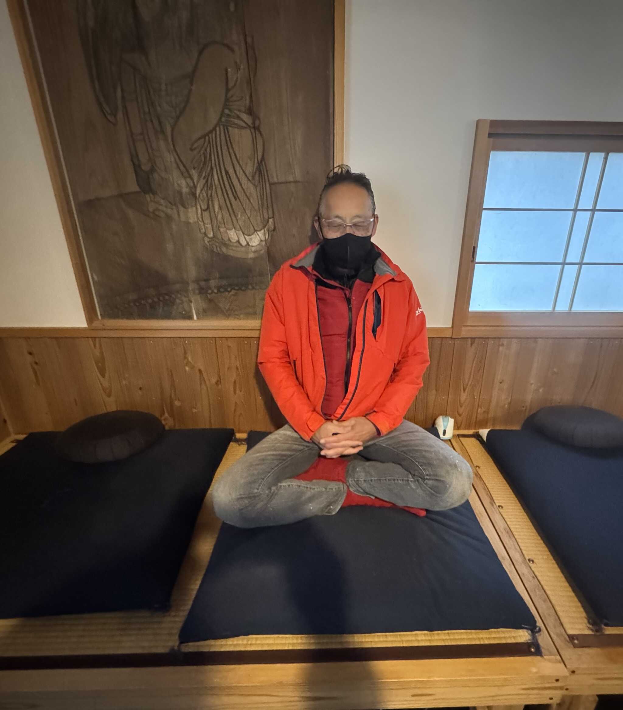 人生初の貴重な坐禅体験