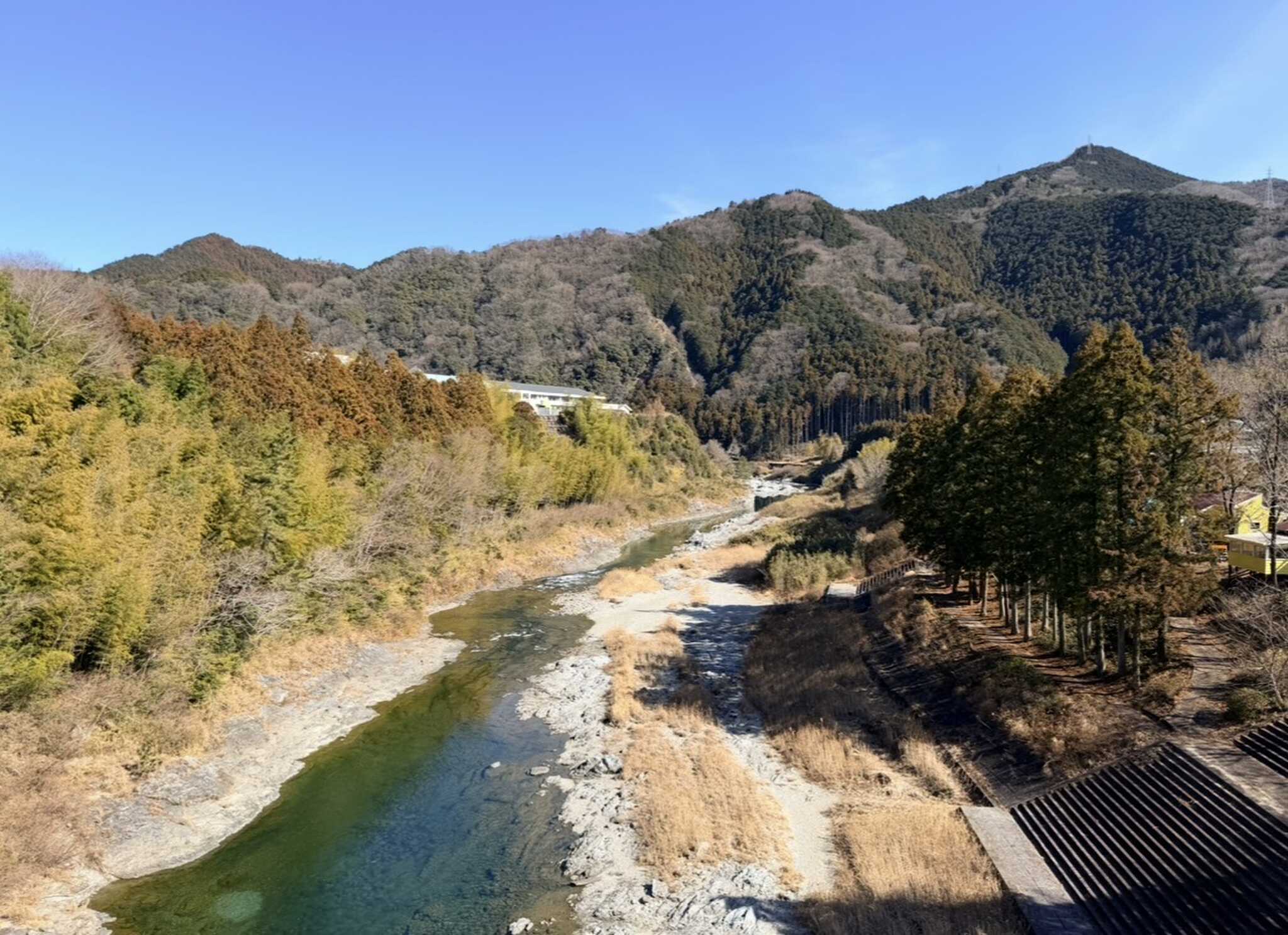 橋の上からの景色も最高