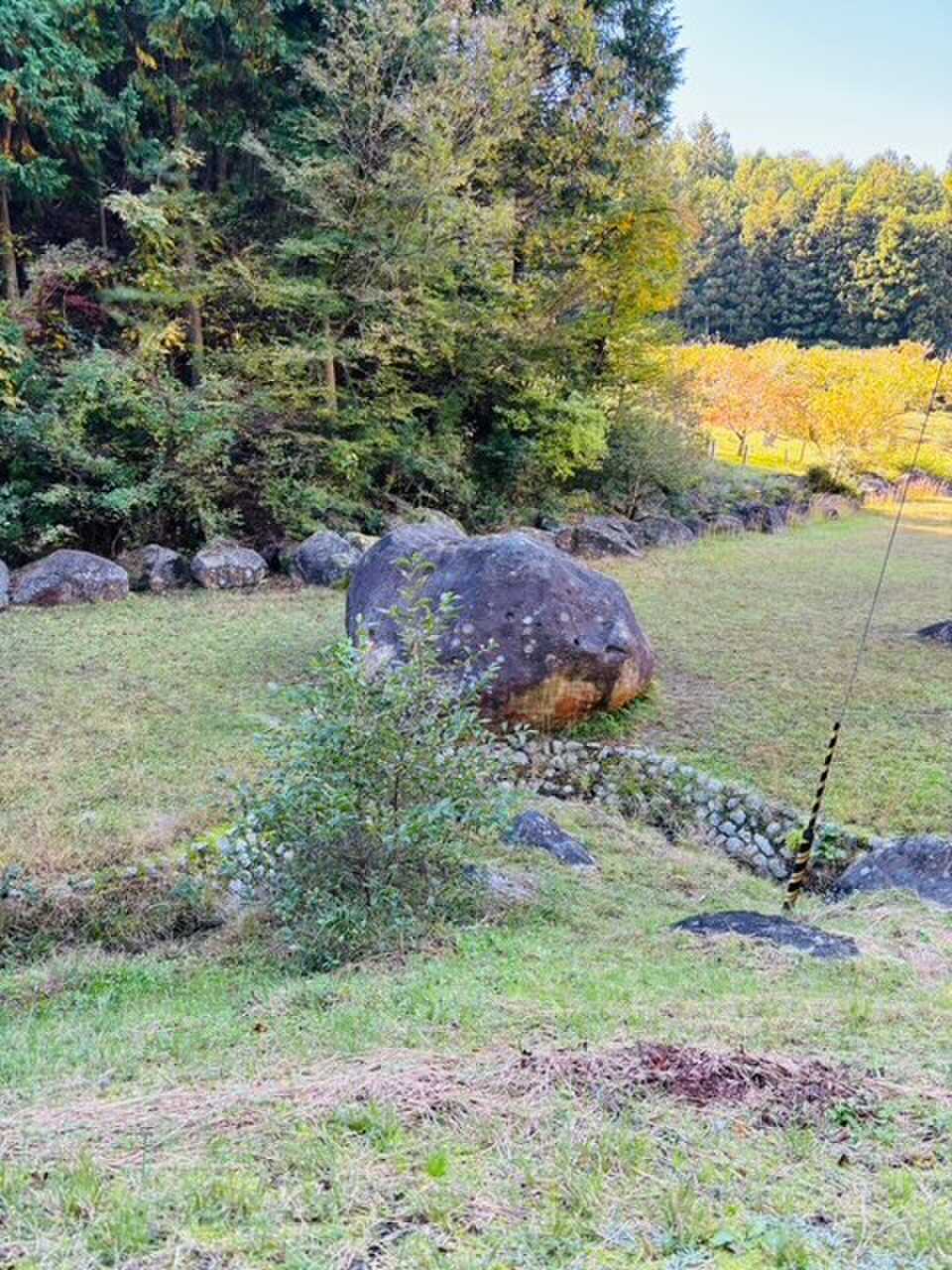 広場の石