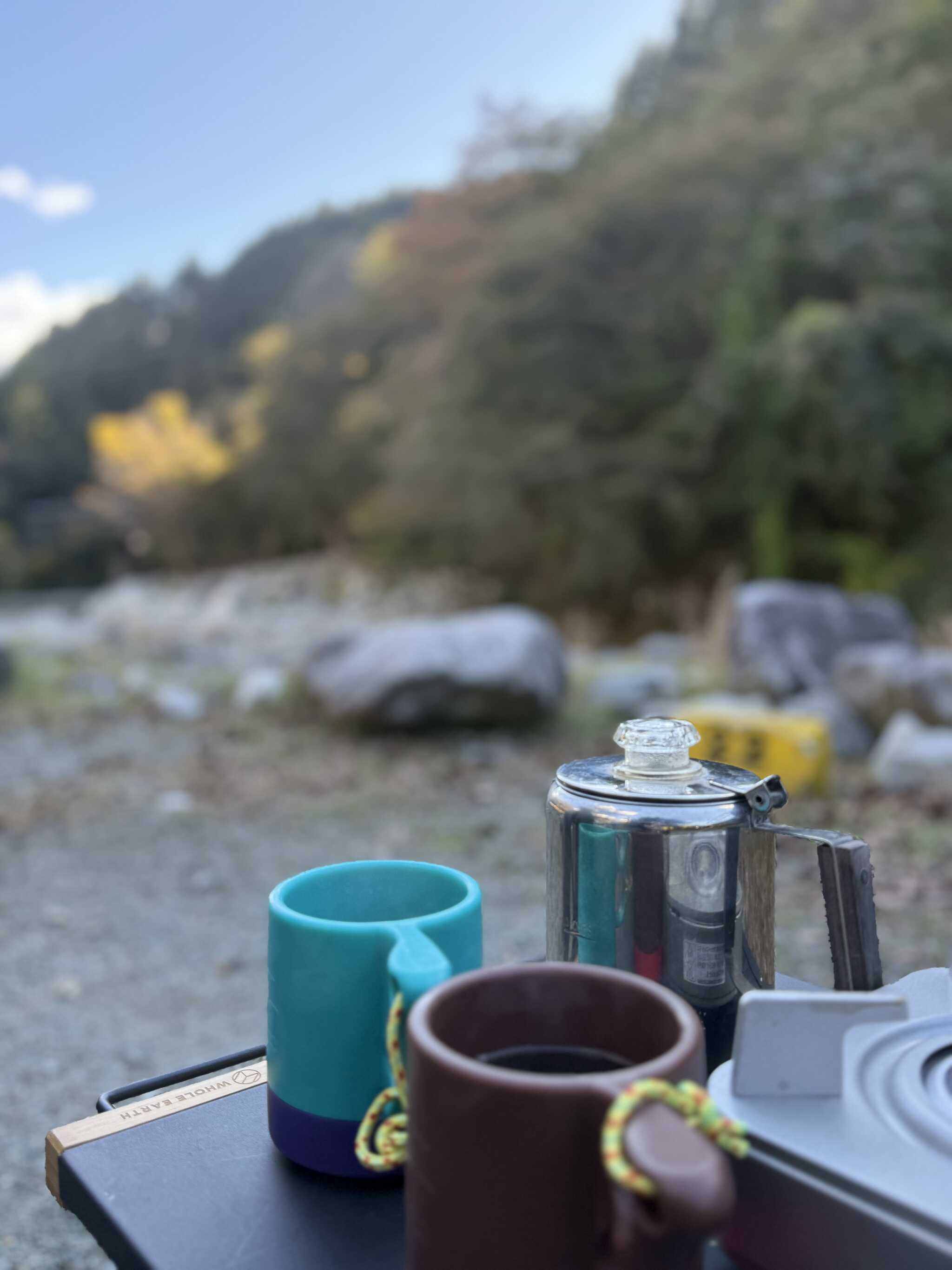 焚き火台とコンロ二刀流