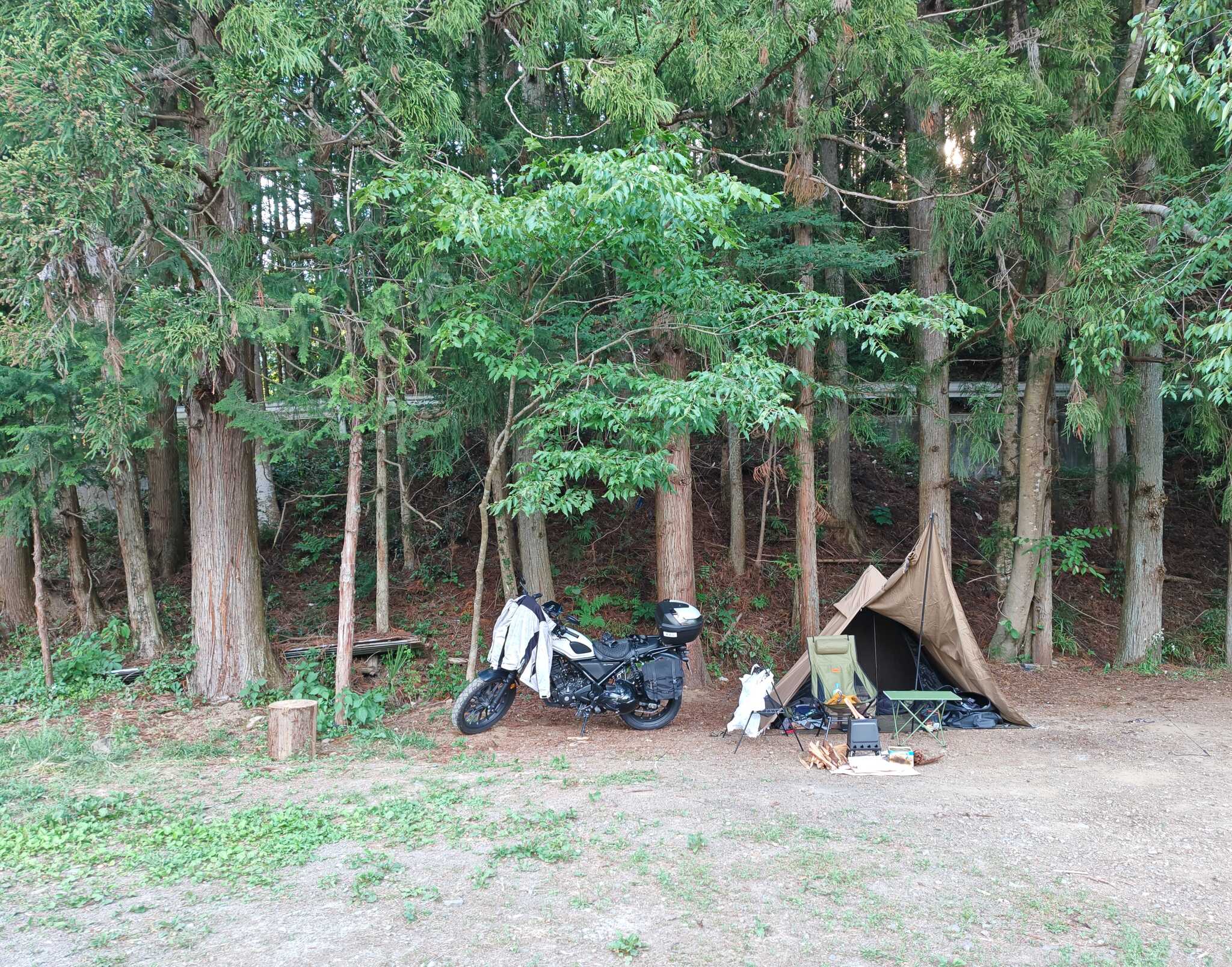バイクソロキャンプ