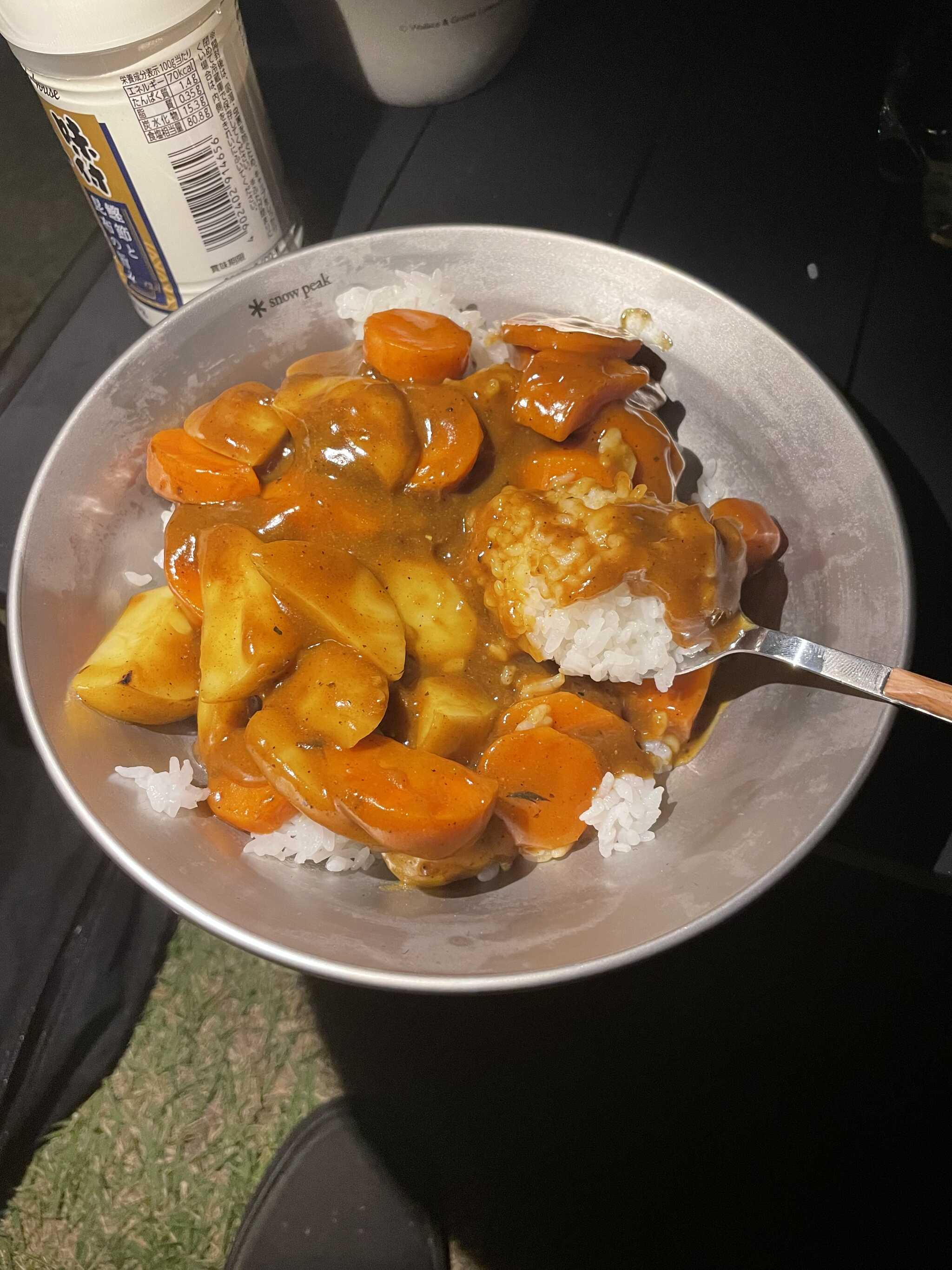 キャンプカレー