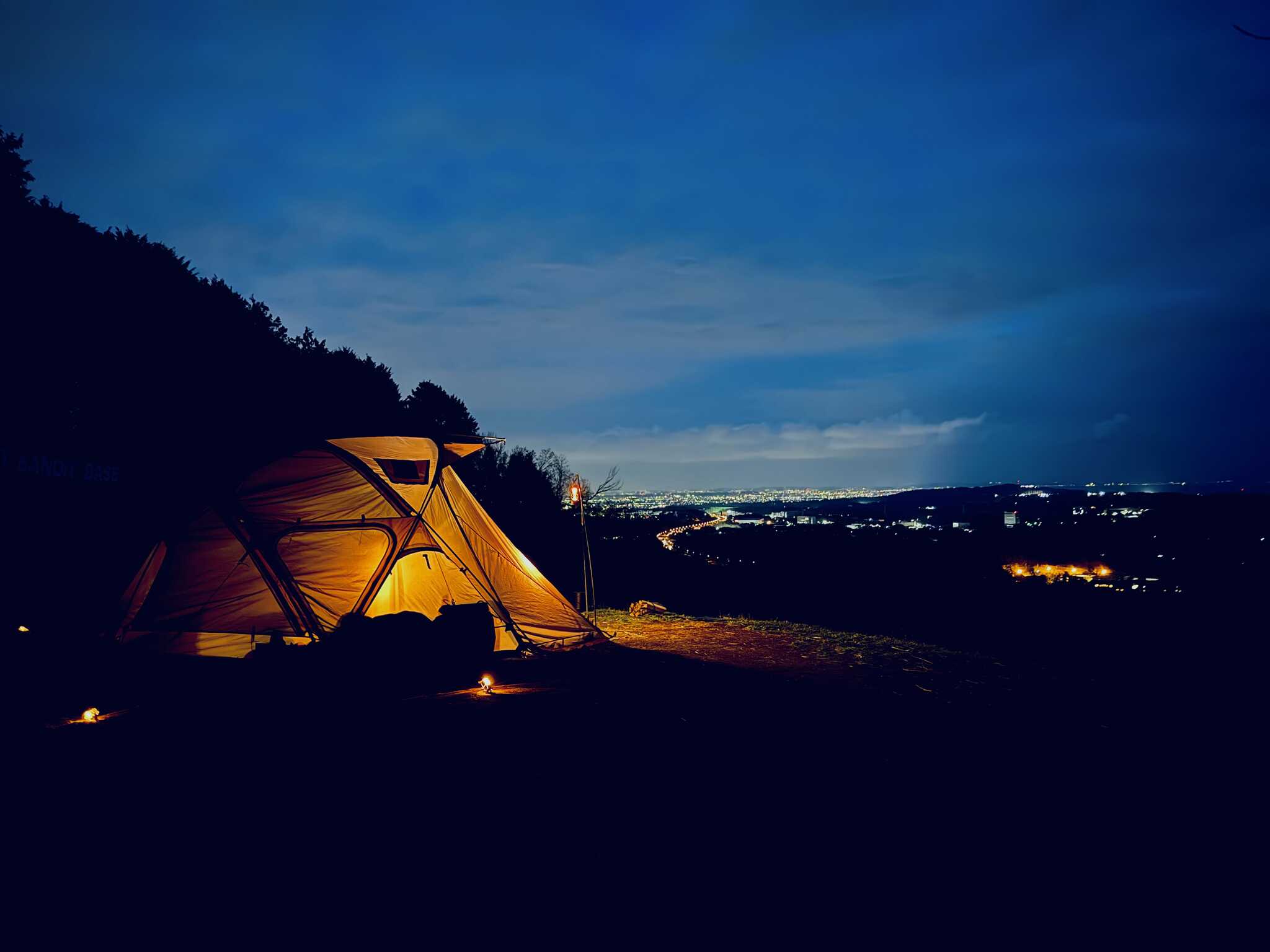 横浜方面まで夜景が綺麗