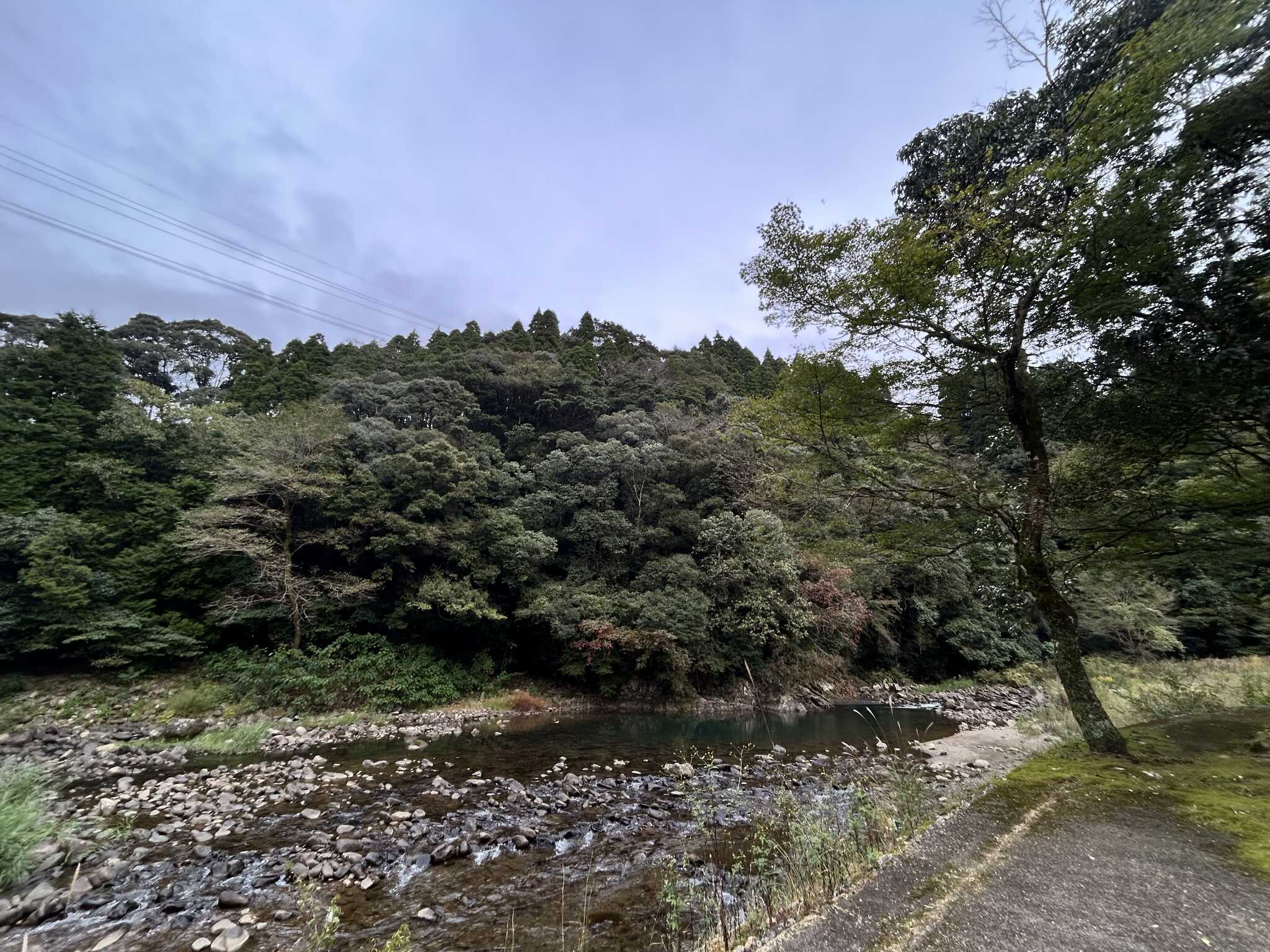 奥の川沿い
