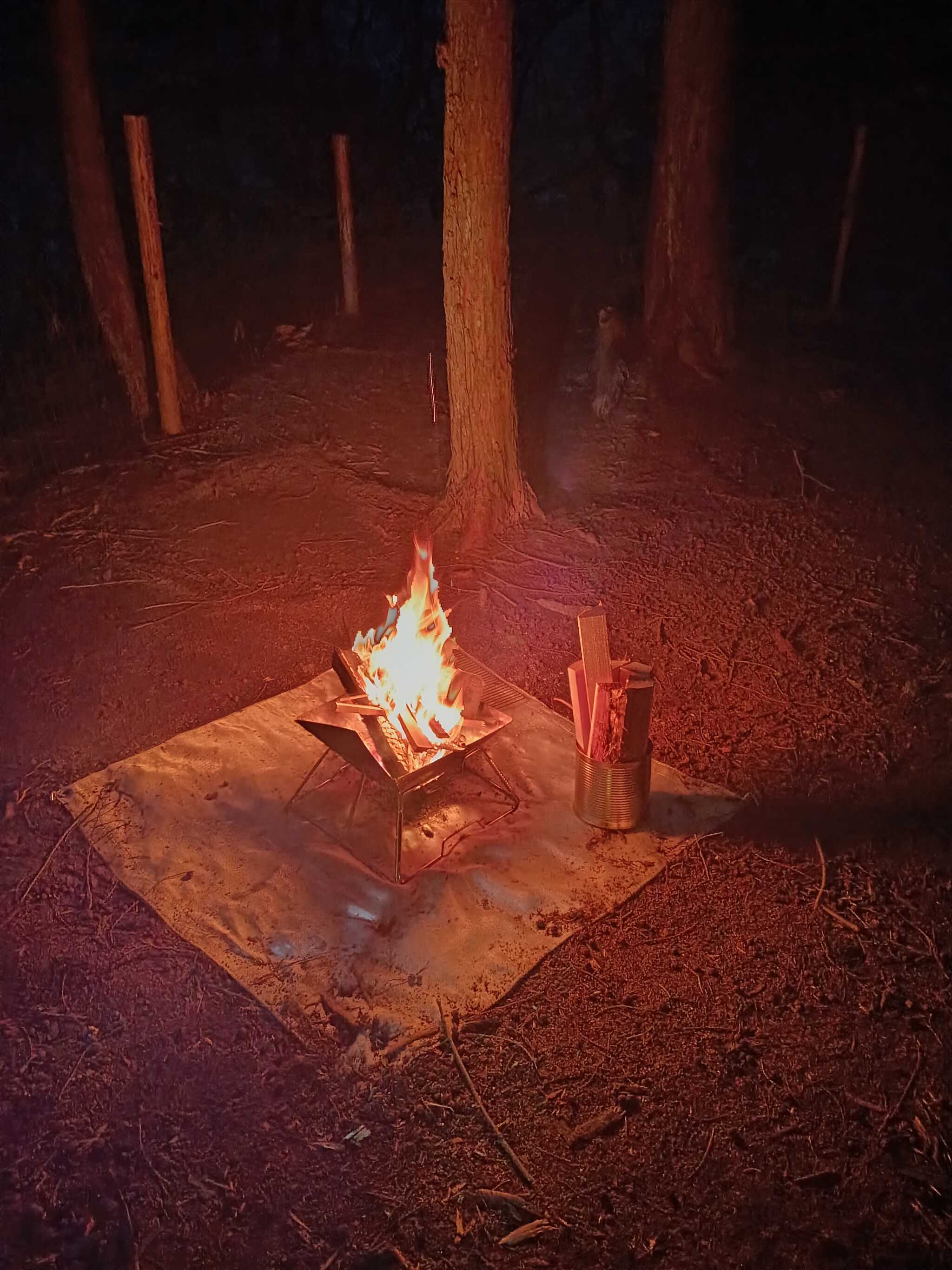 焚き火