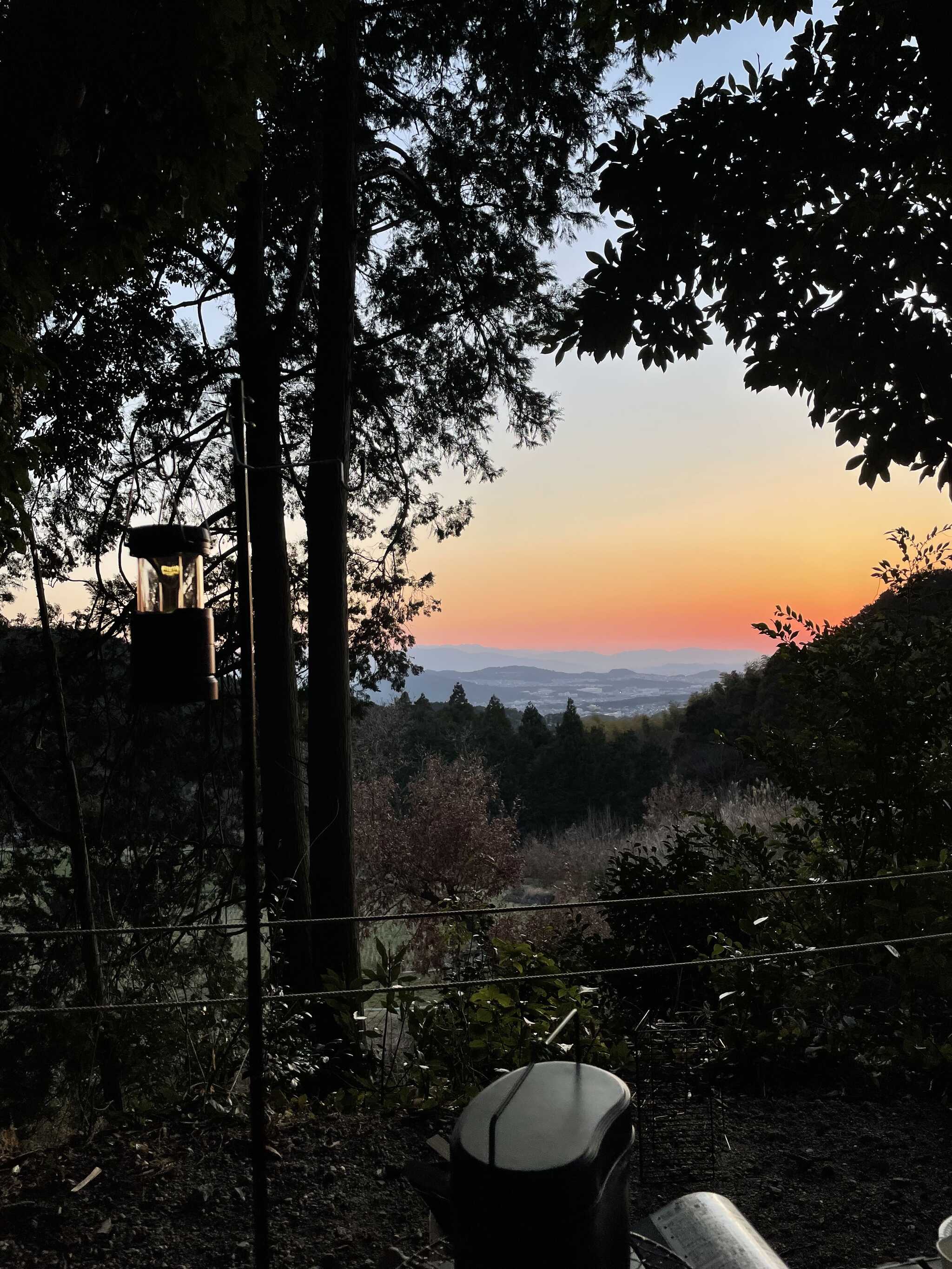 夕暮れもとても綺麗でした。