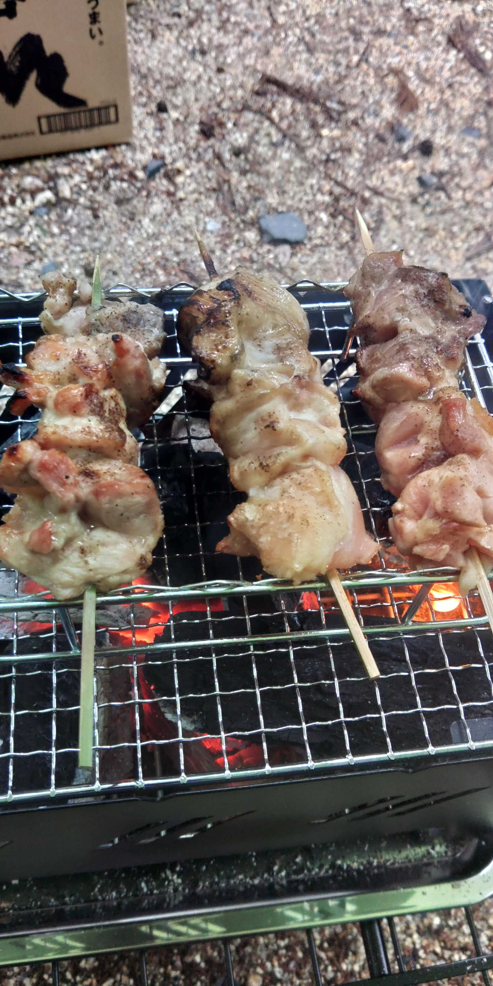 この日は焼き鳥!