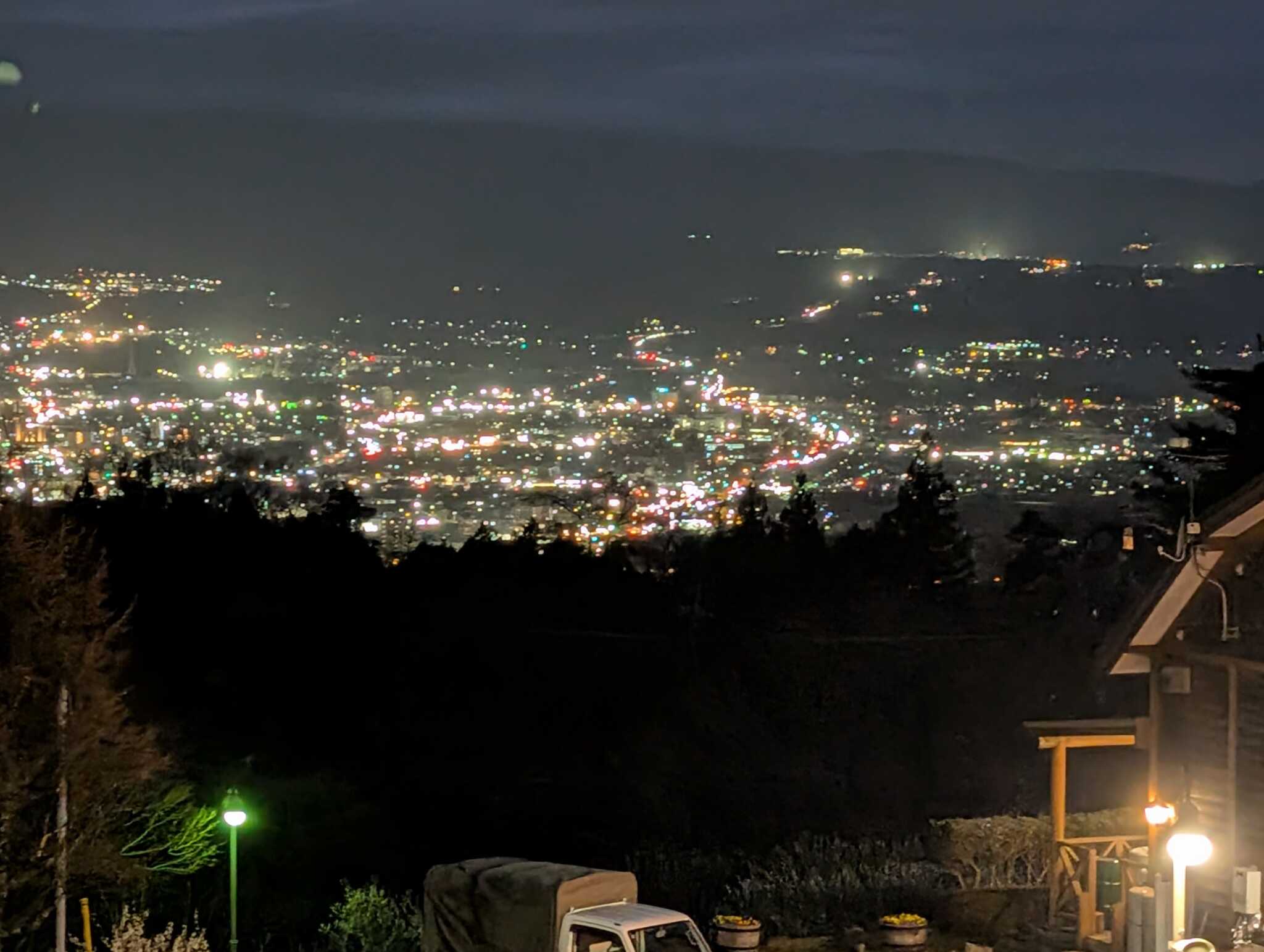 サイトからの夜景