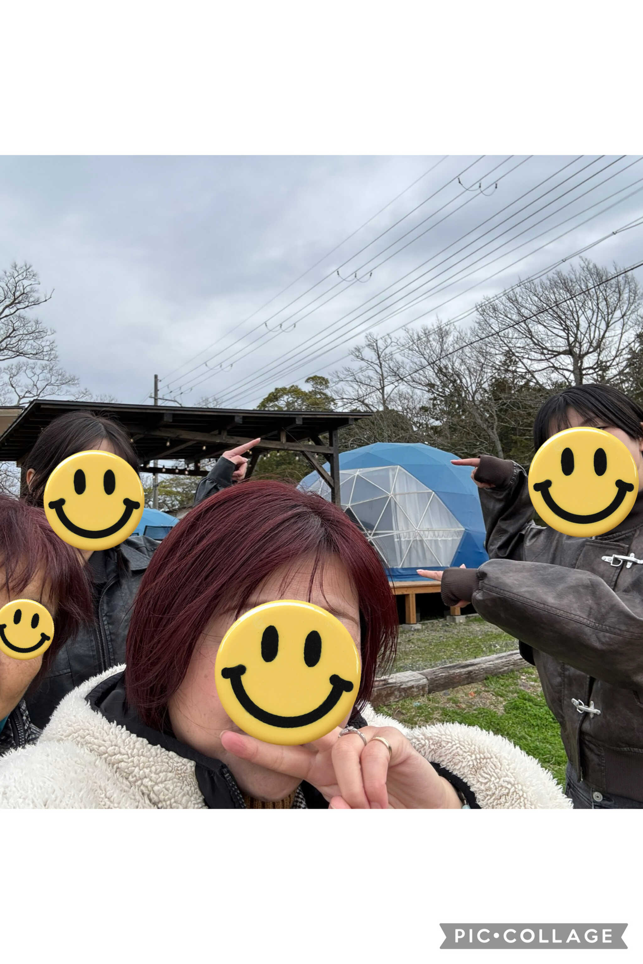 家族の集合写真。1人いないけど笑。楽しかった♡