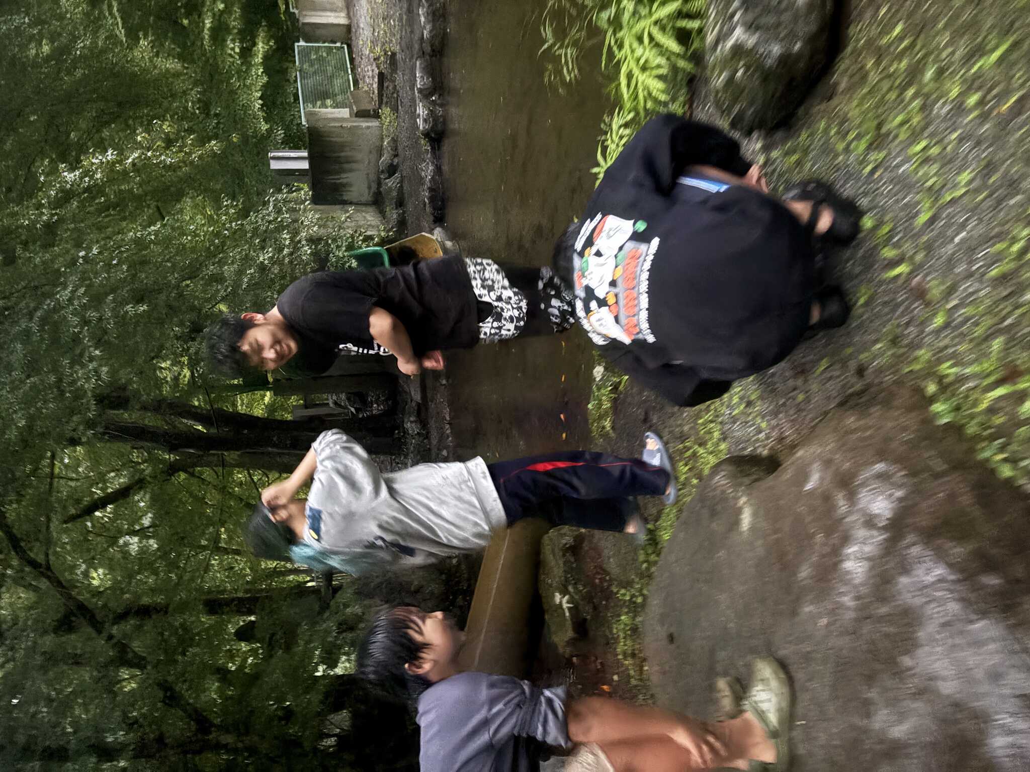 キャンプ場にて