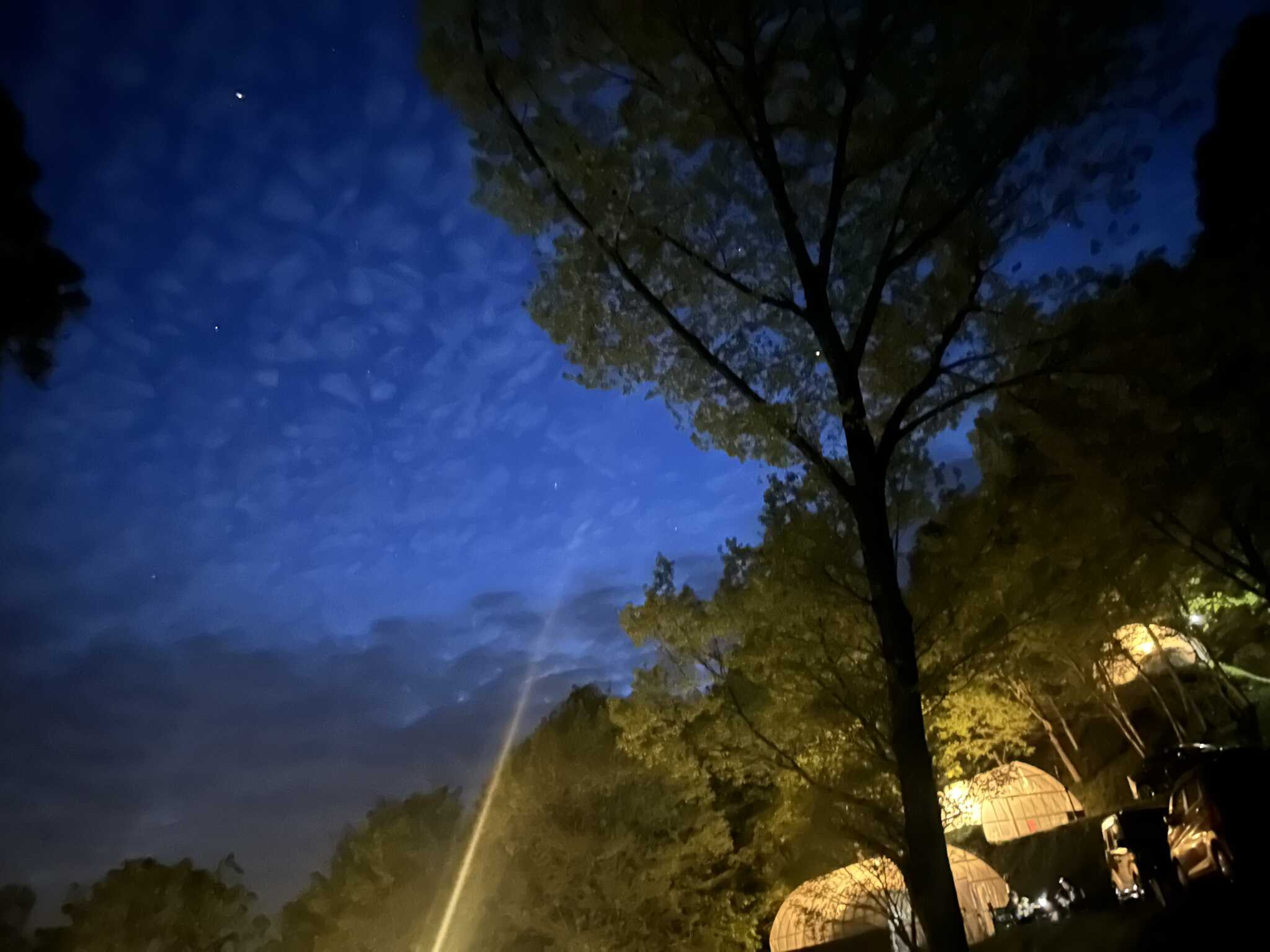 星空もステキでした。