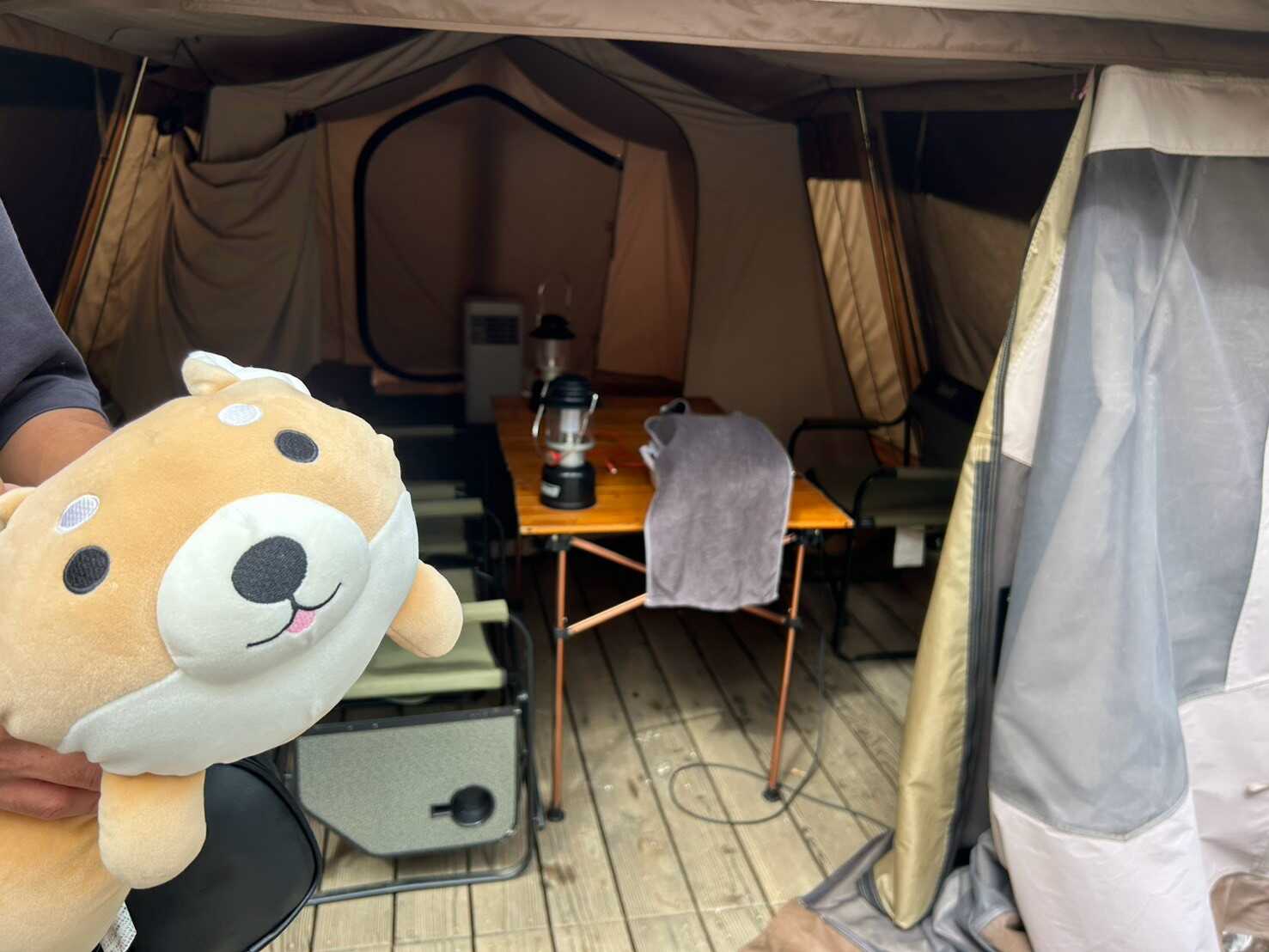 快適テントでした