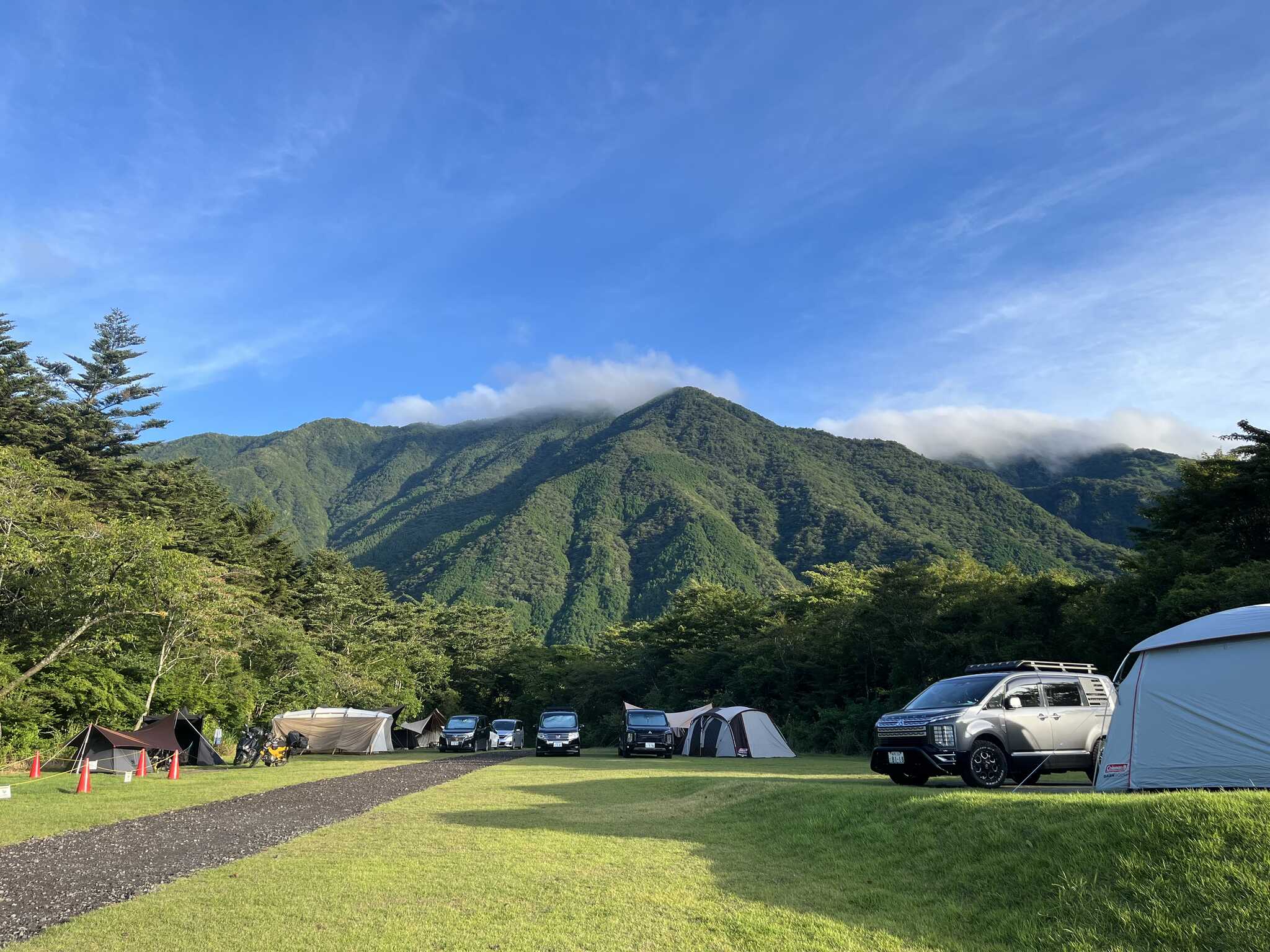 毛無山が近くてよく見えた