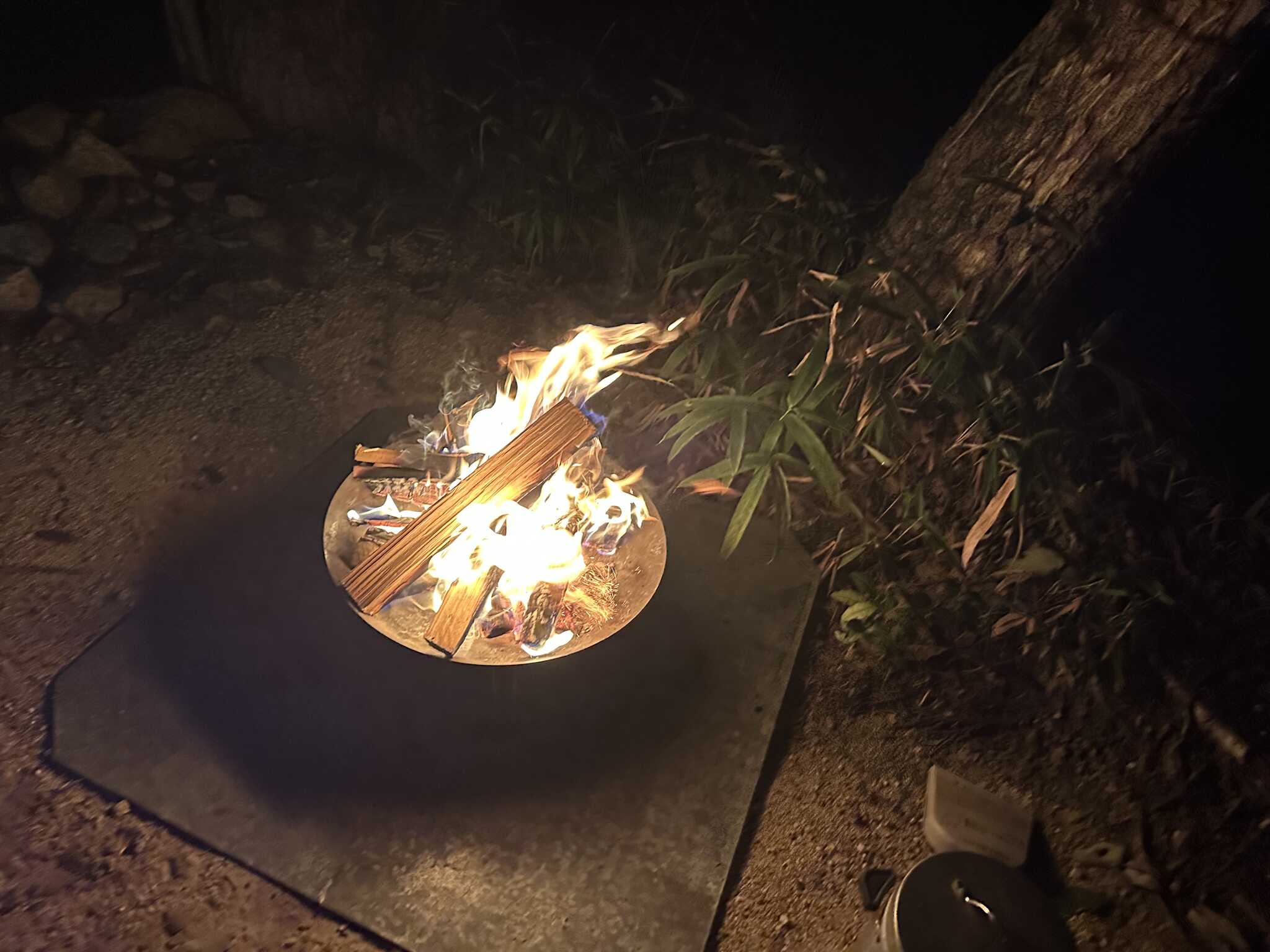 焚き火可能でした