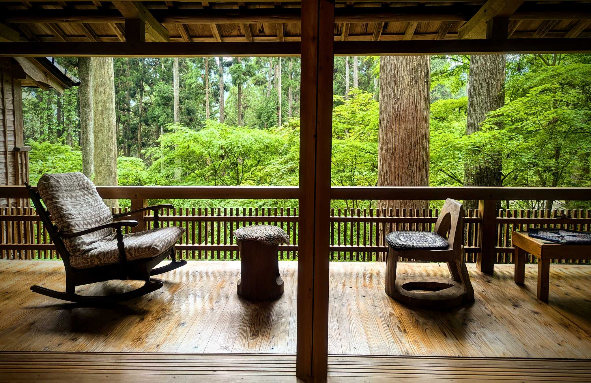コテージからの景色