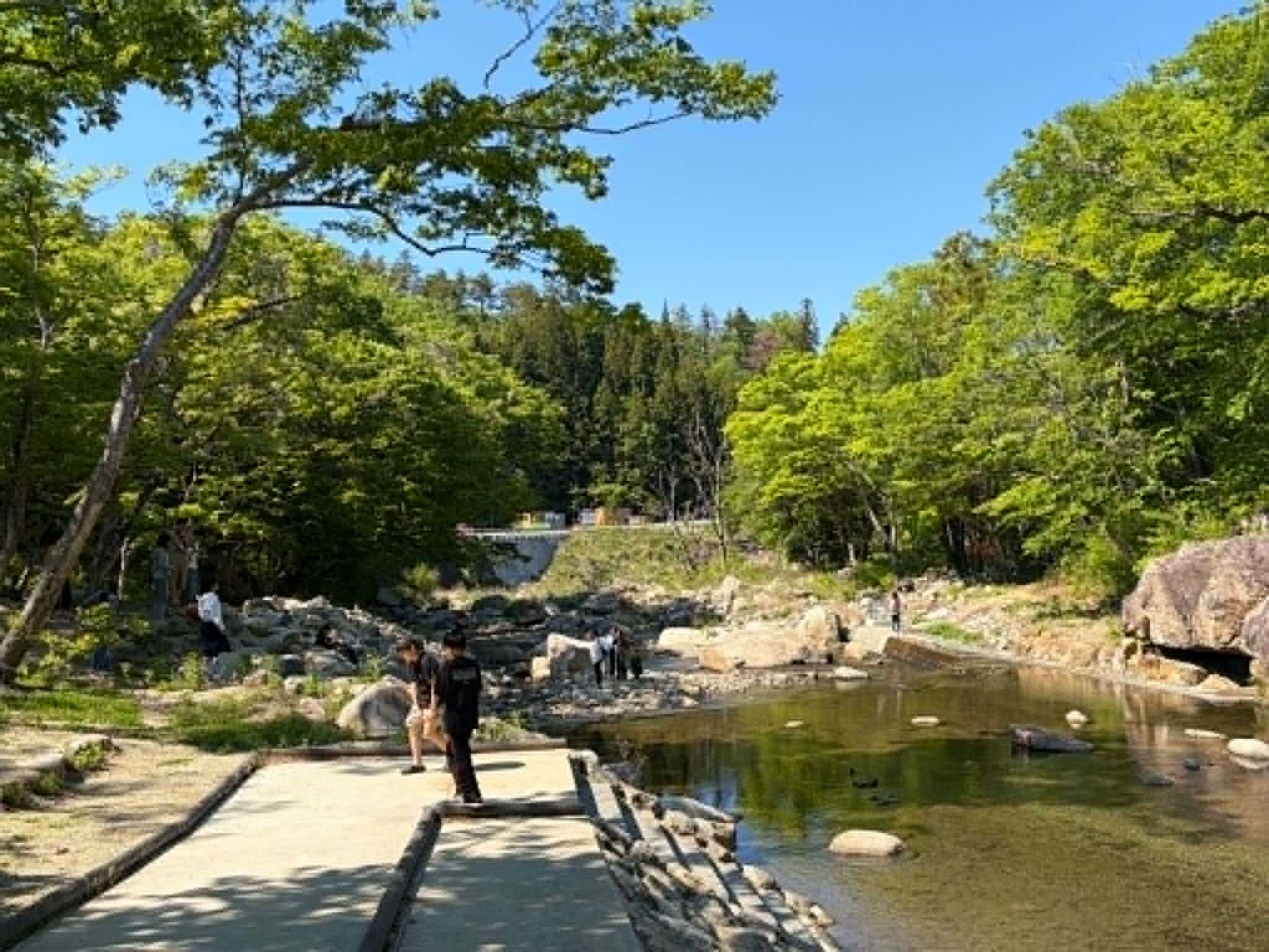 川遊び