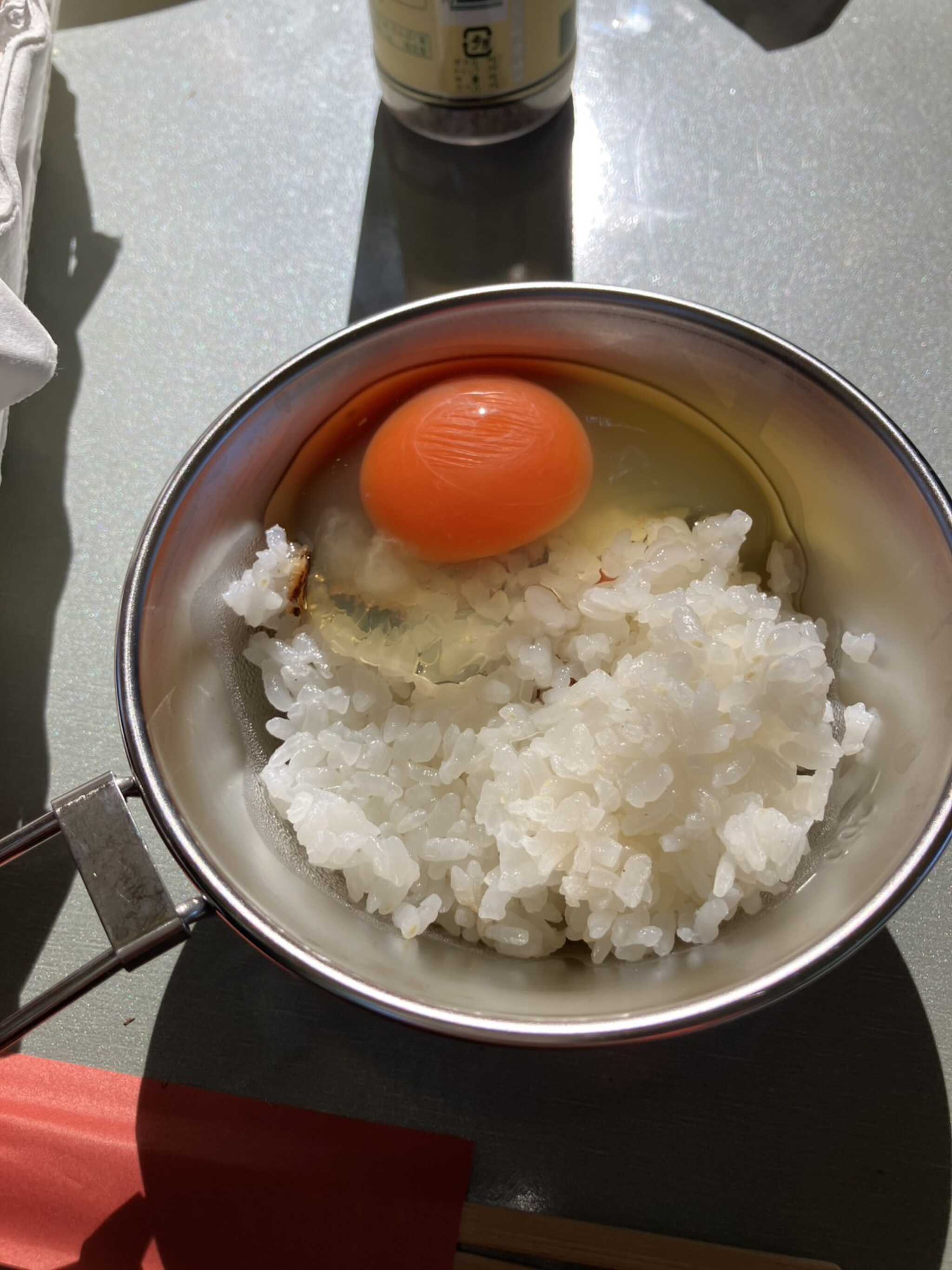 NANTAIファームの新鮮卵でTKG