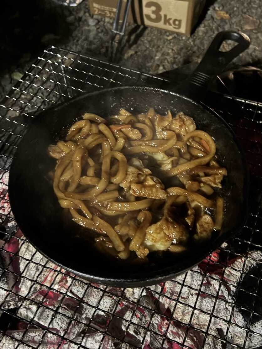 おすすめしてもらったホルモン焼きうどん