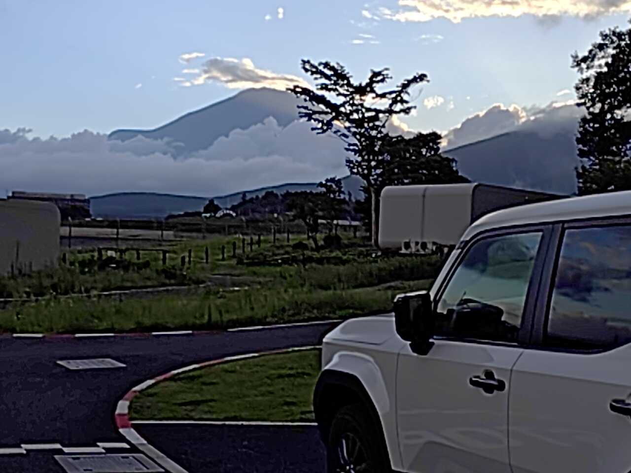 サイトから見た富士山
