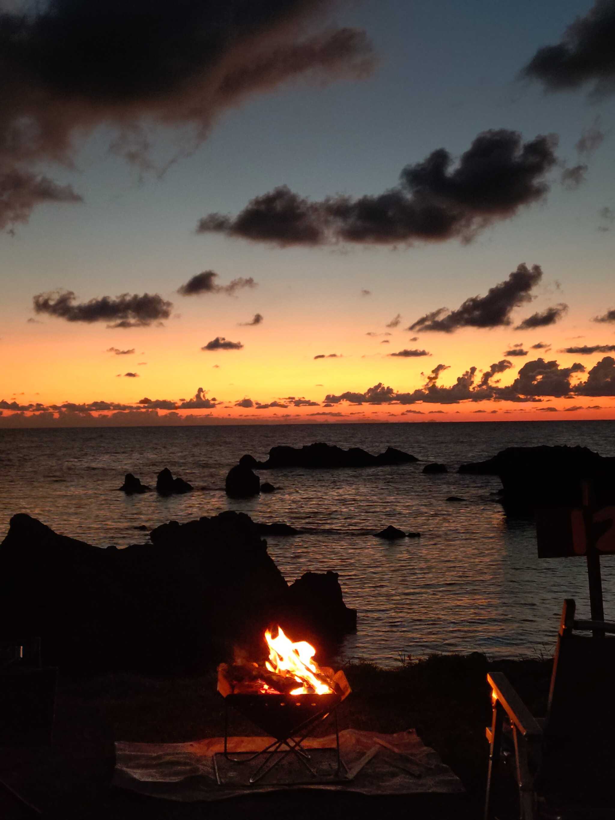 焚き火