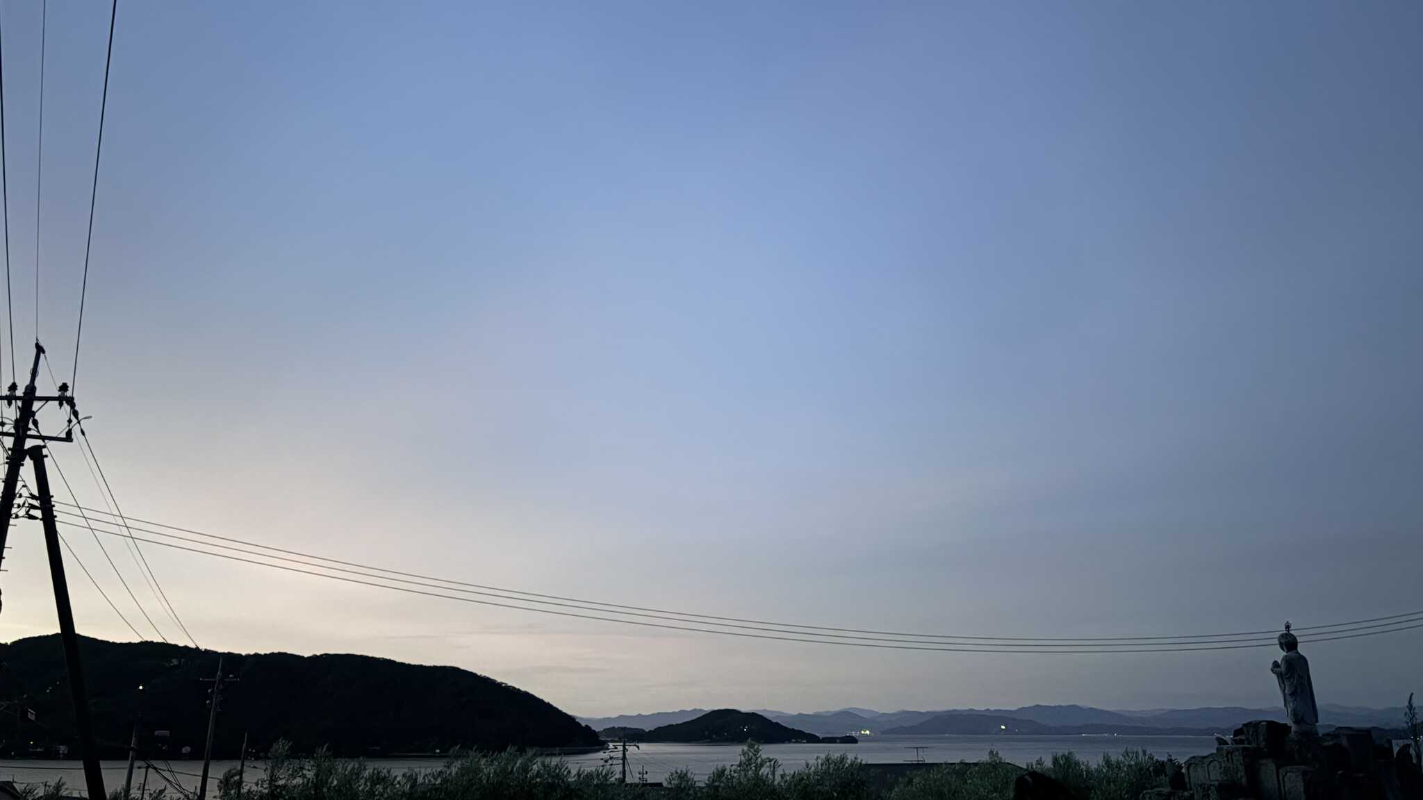 穏やかな湾