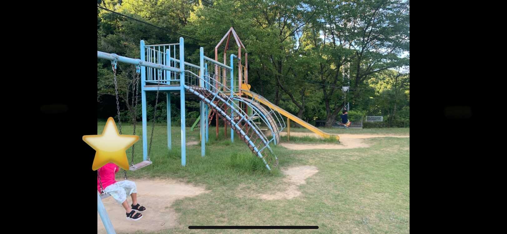 オートキャンプキャンプ場の遊具3